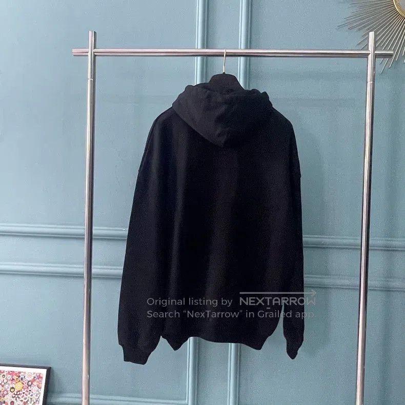 Balenciaga Balenciaga Wheat ear logo black hoodie Size US S / EU 44-46 / 1 - 5 Thumbnail