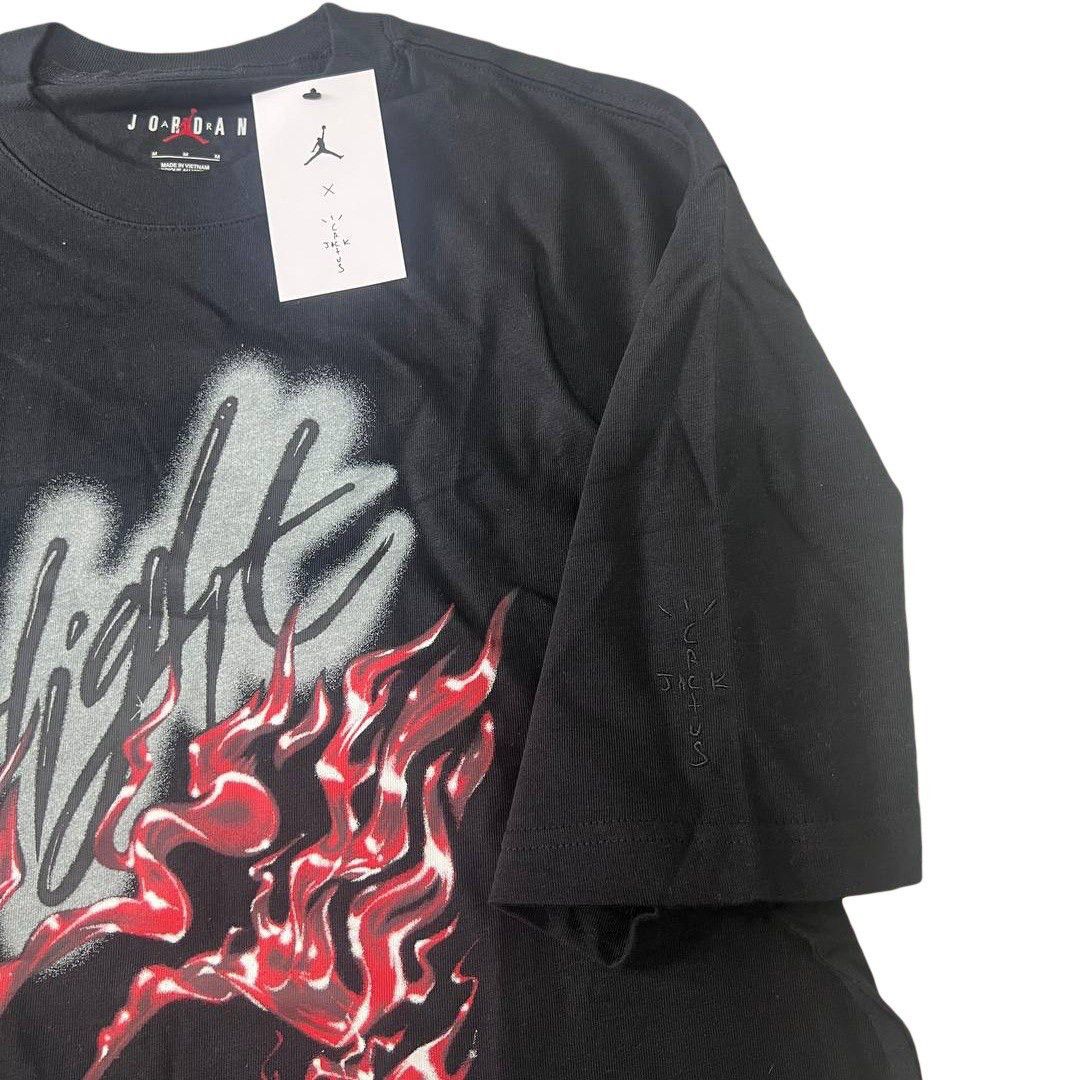 Nike × Travis Scott Nike Travis Scott x Jordan Flight Tee Black Size US M / EU 48-50 / 2 - 3 Thumbnail