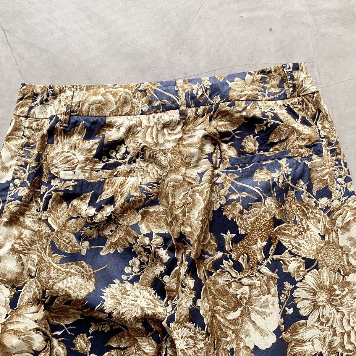 Weekend Max Mara Weekend Max Mara Wide Light Flowers Pants Size 33" - 7 Thumbnail