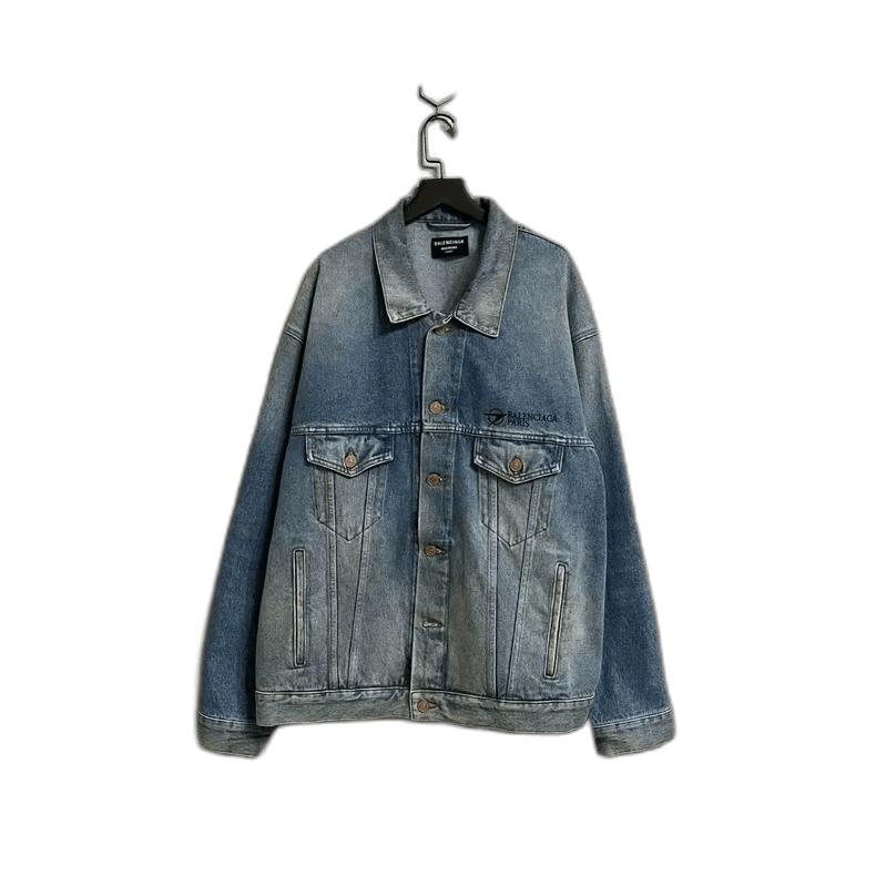 Balenciaga Balenciaga Denim Jacket with Unique Design-2505 Size US M / EU 48-50 / 2 - 1 Thumbnail