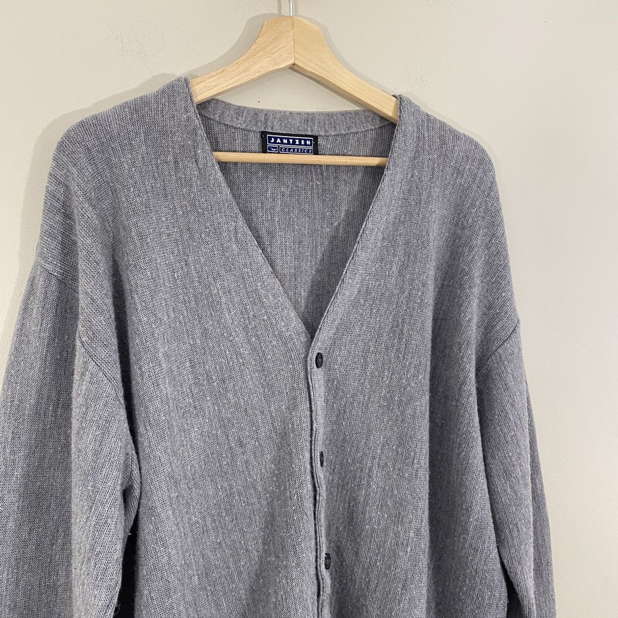 Jantzen × Vintage Vintage Jantzen Cardigan Sweater XL Grunge Kurt Cobain Size US XL / EU 56 / 4 - 2 Thumbnail