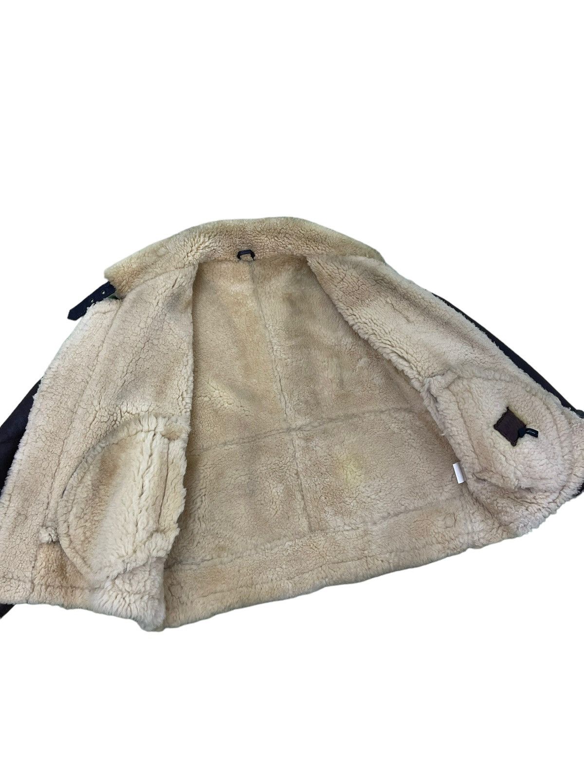 Leather Vtg Type B3 Shearling Beauty Sheepskin Jacket USAF Size US L / EU 52-54 / 3 - 13 Thumbnail