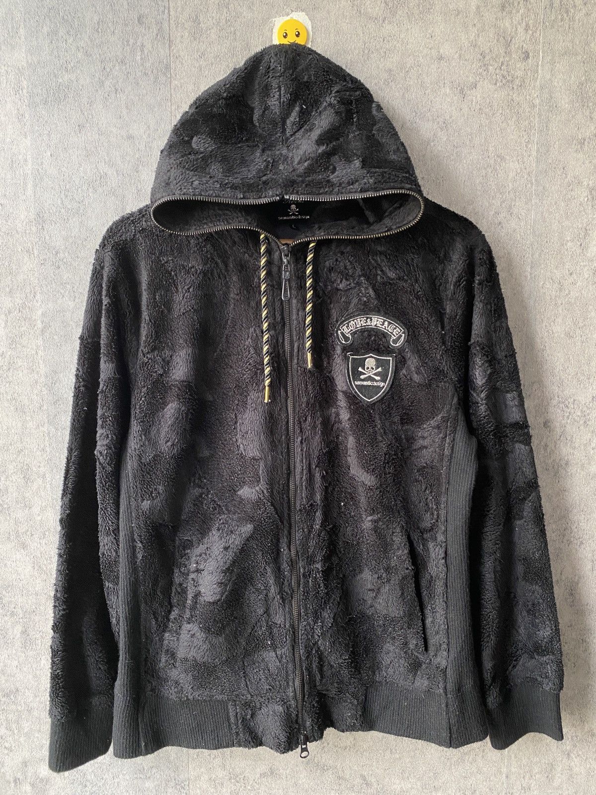 Roen Roen x Semantic Design Skull Fleece Full Zip Hoodie Size US M / EU 48-50 / 2 - 2 Thumbnail