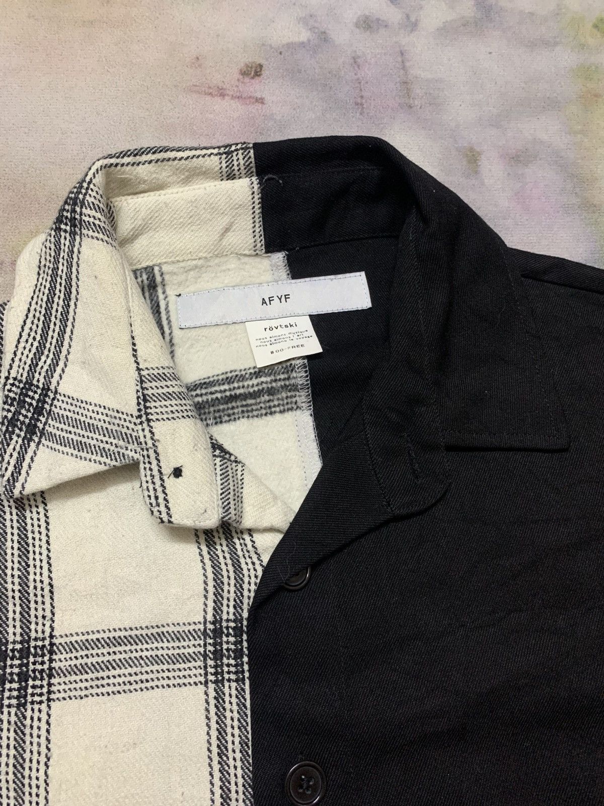 Hysteric Glamour × Japanese Brand 2000’s ROVTSKI Hybrid Oversized Shirt Size US XXL / EU 58 / 5 - 8 Thumbnail