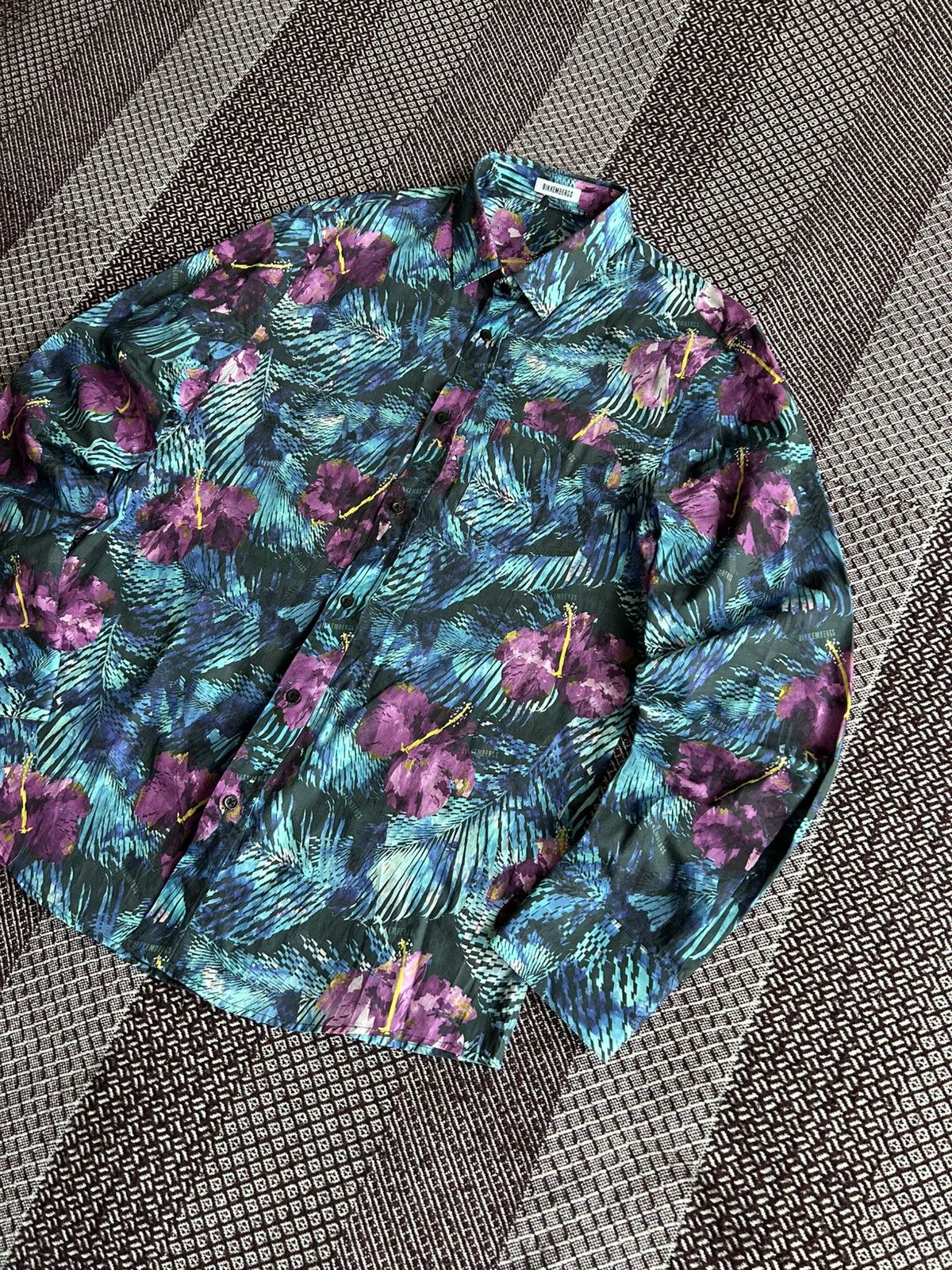 Dirk Bikkembergs Dirk Bikkembergs Floral Pattern Shirt Multicoloured Size L Size US L / EU 52-54 / 3 - 2 Thumbnail