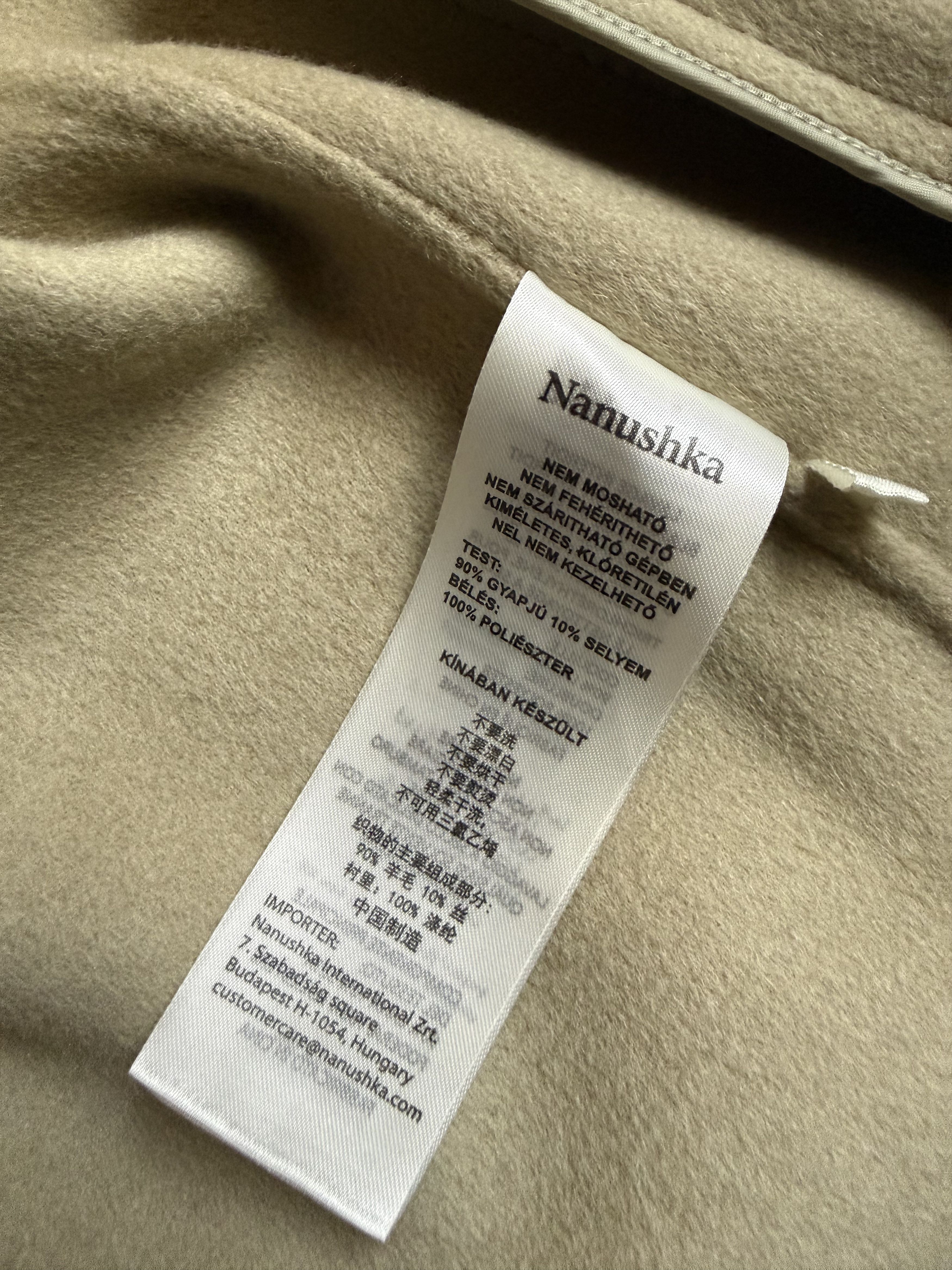 Nanushka MARTIN Double Wool And Silk Blend Overshirt Size US M / EU 48-50 / 2 - 5 Thumbnail