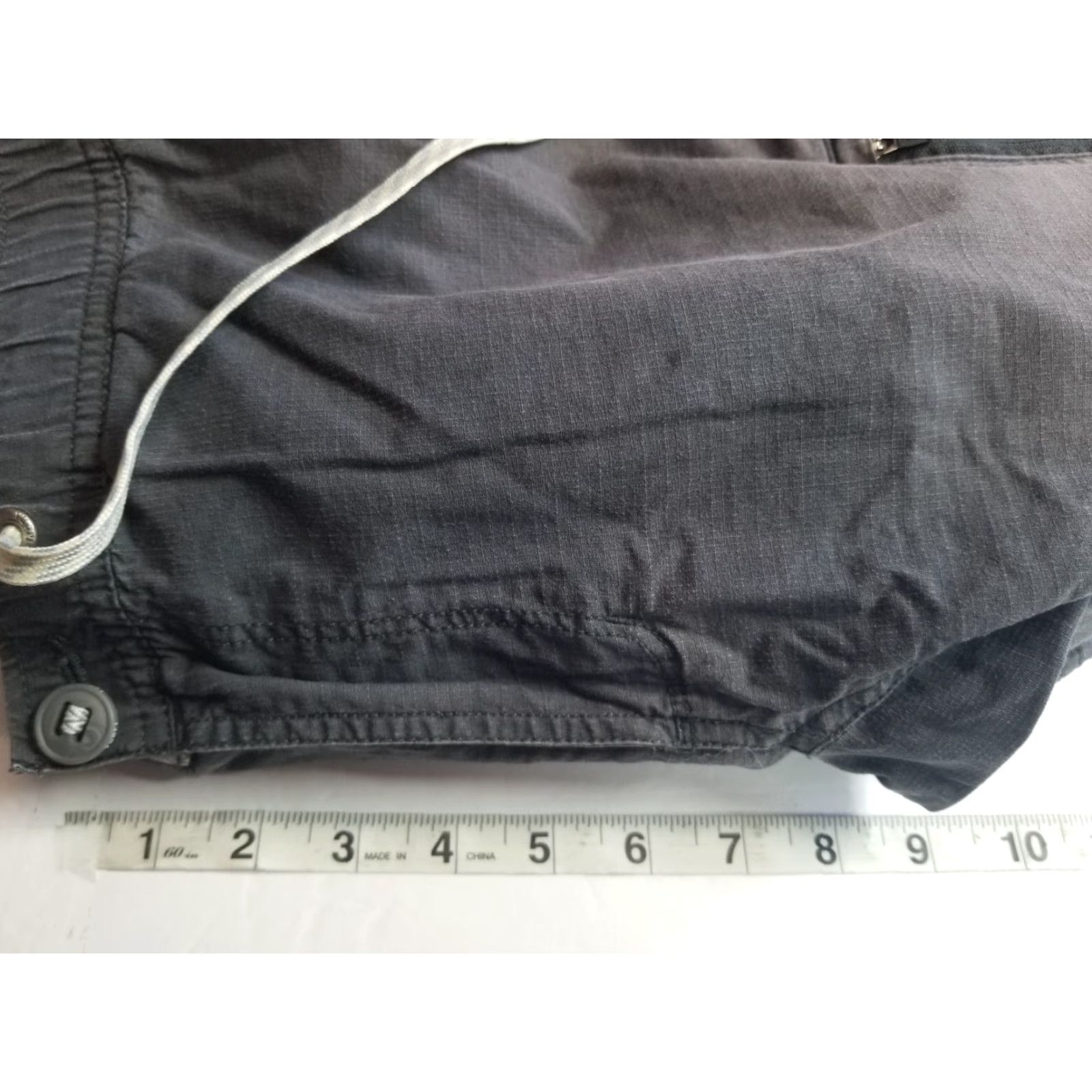 Vuori Vuori Joggers Mens Large Gray Ripstop Climbers Casual Drawstring Stretch See Pic Size ONE SIZE - 4 Thumbnail