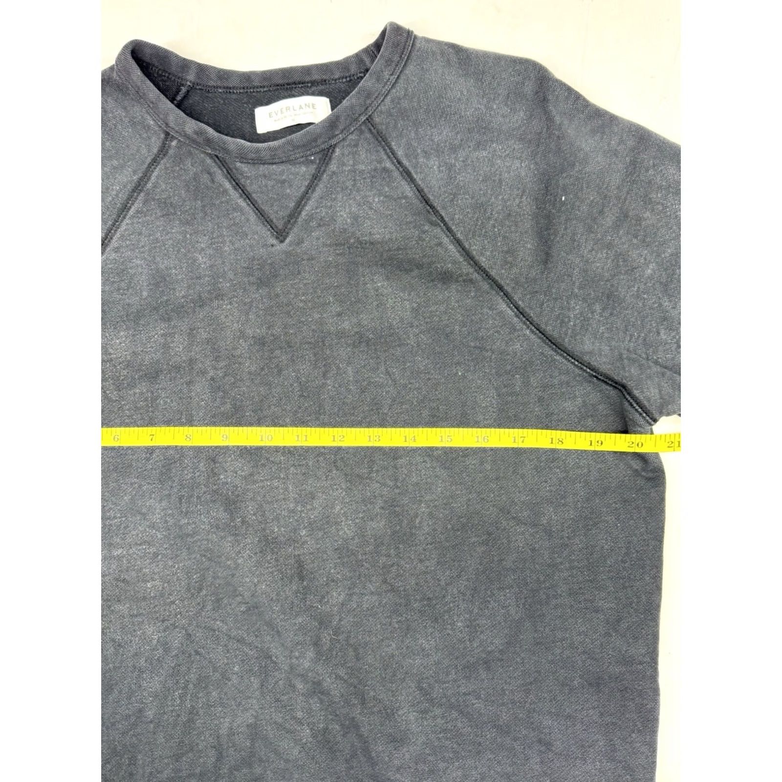 Everlane Everlane Crew Neck Cotton Soft Sweater Black Cropped Women’s M EUC Pullover Knit Casual Size M / US 6-8 / IT 42-44 - 3 Thumbnail