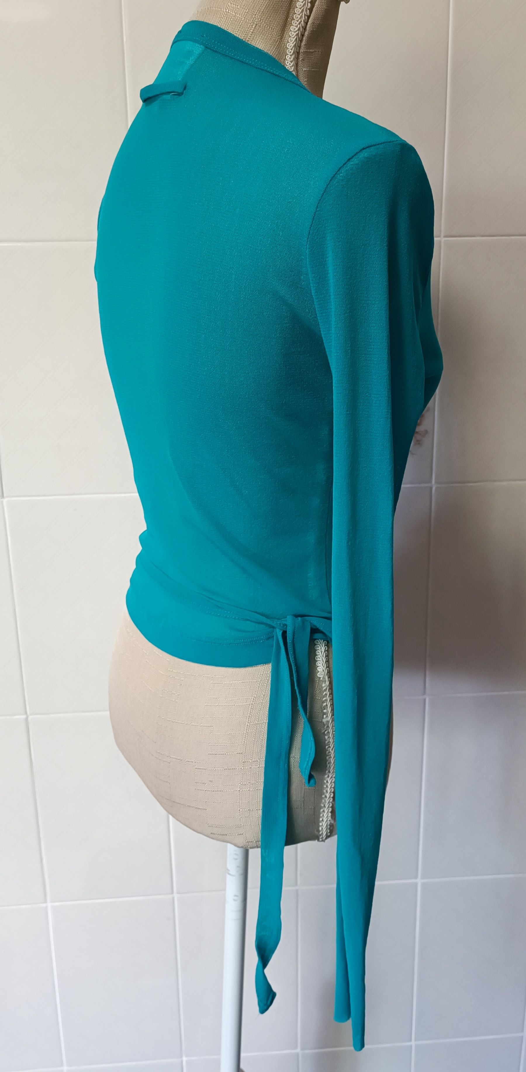Jean Paul Gaultier 90's - Turquoise mesh cache coeur / top Size L / US 10 / IT 46 - 15 Thumbnail