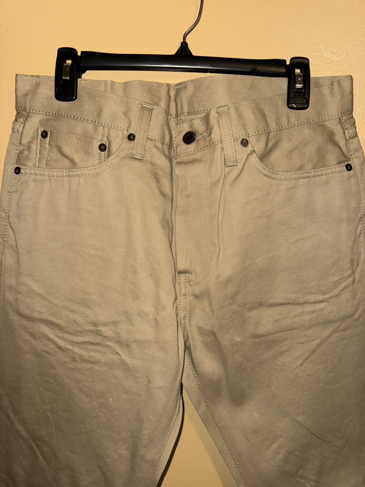 Levi's Levi’s khaki with royal blue color block legs nwot32/32 rare Size US 32 / EU 48 - 3 Thumbnail