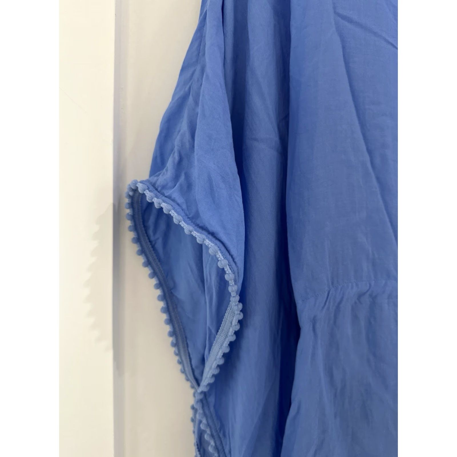 Vintage Draper James Caftan Swim Cover Up Blue Size S Beach Vacation Size ONE SIZE - 5 Thumbnail