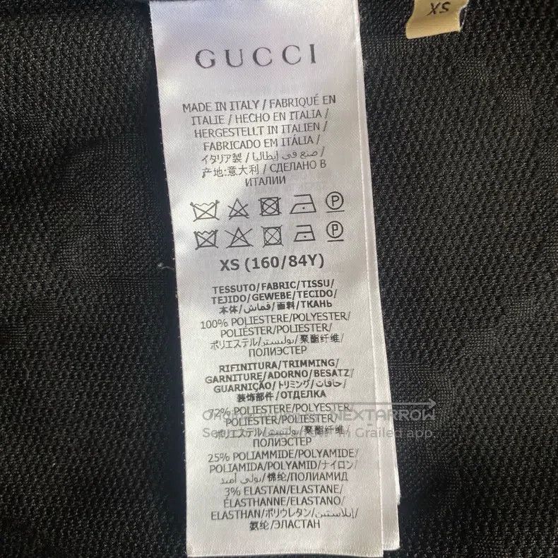 Gucci Gucci Black logo dark pattern full print hooded drawstring Size US XS / EU 42 / 0 - 7 Thumbnail