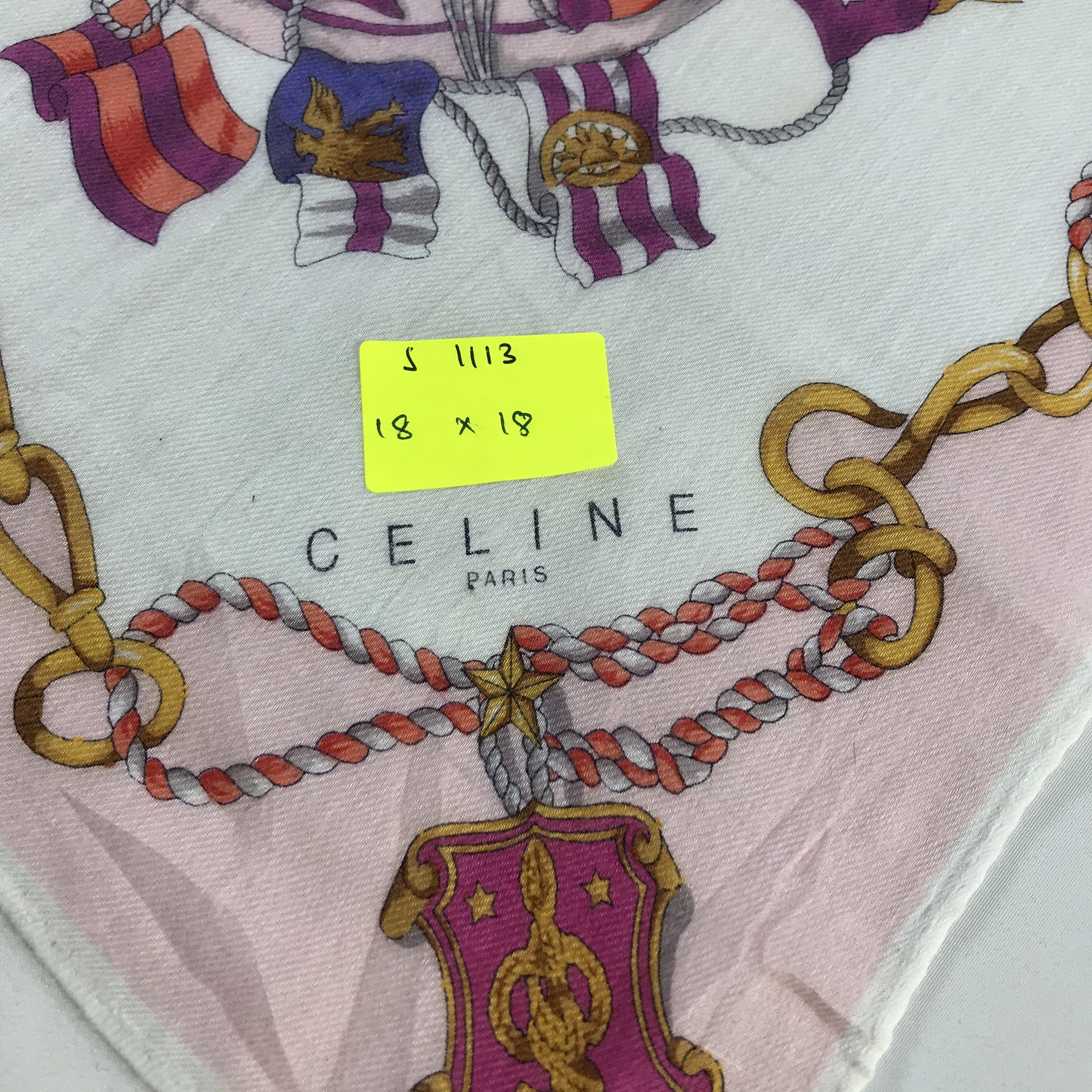 Celine × Vintage Celine Neckerchief / Bandana / Handkerchief Size ONE SIZE - 5 Thumbnail