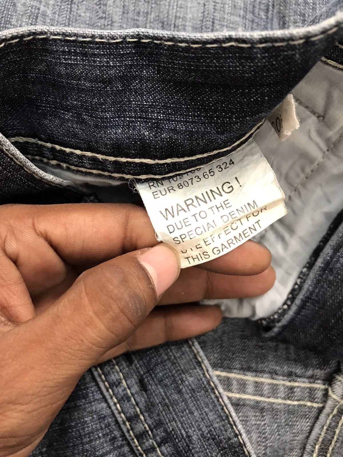 JNCO × Southpole × Vintage Vintage vokal spell out embroidered denim Size US 36 / EU 52 - 8 Thumbnail