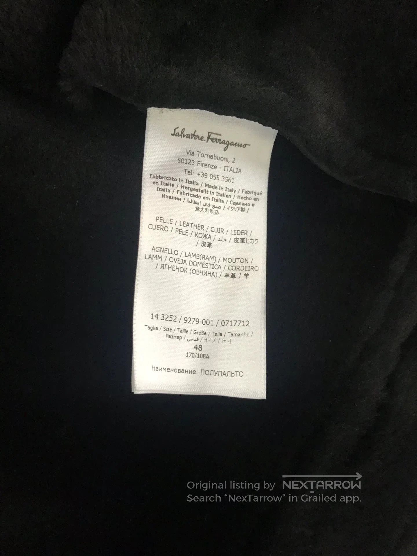 Salvatore Ferragamo black shearling coat by salvatore ferragamo. Size L / US 10 / IT 46 - 6 Thumbnail