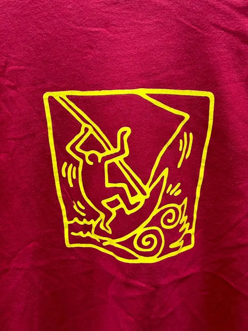 Vintage Vintage 2000s Keith Haring Art tshirt size L Size US L / EU 52-54 / 3 - 4 Thumbnail