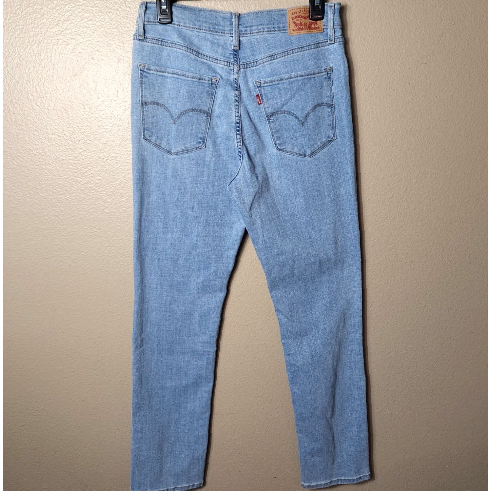 Levi's Levi's Womens 724 Light Wash High Rise Straight Jeans-Size 30 Size 30" / US 8 / IT 44 - 6 Thumbnail