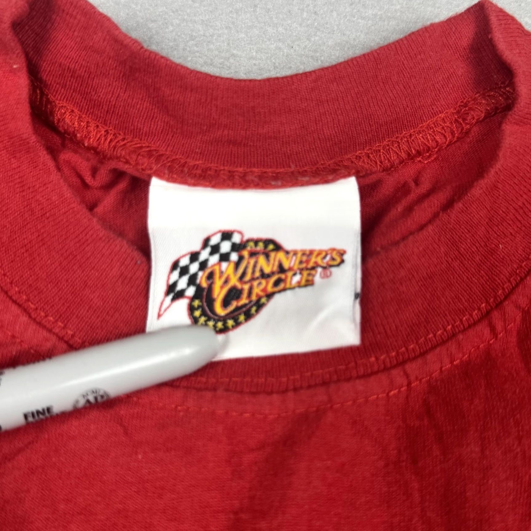 Budweiser VINTAGE Dale Jr Budweiser Shirt Mens M Red Sleeveless NASCAR Racing Graphic Print 8 1990s Mens (or Womens) Size US M / EU 48-50 / 2 - 7 Thumbnail