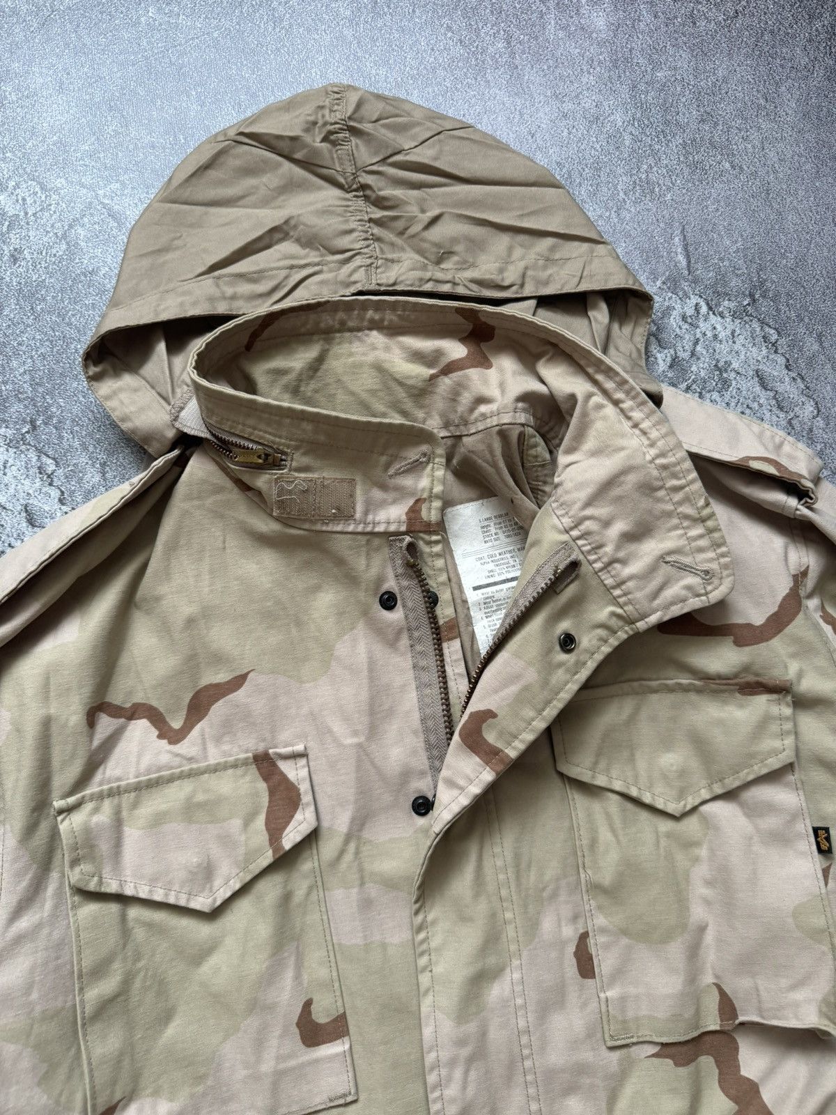 Alpha Industries × Vintage Alpha industries XL M-65 field coat jacket military cargo Size US XL / EU 56 / 4 - 3 Thumbnail