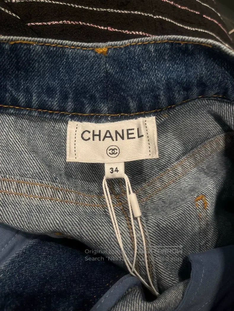Chanel Chanel 22k dark blue jeans Size 42" / US 20 - 3 Thumbnail