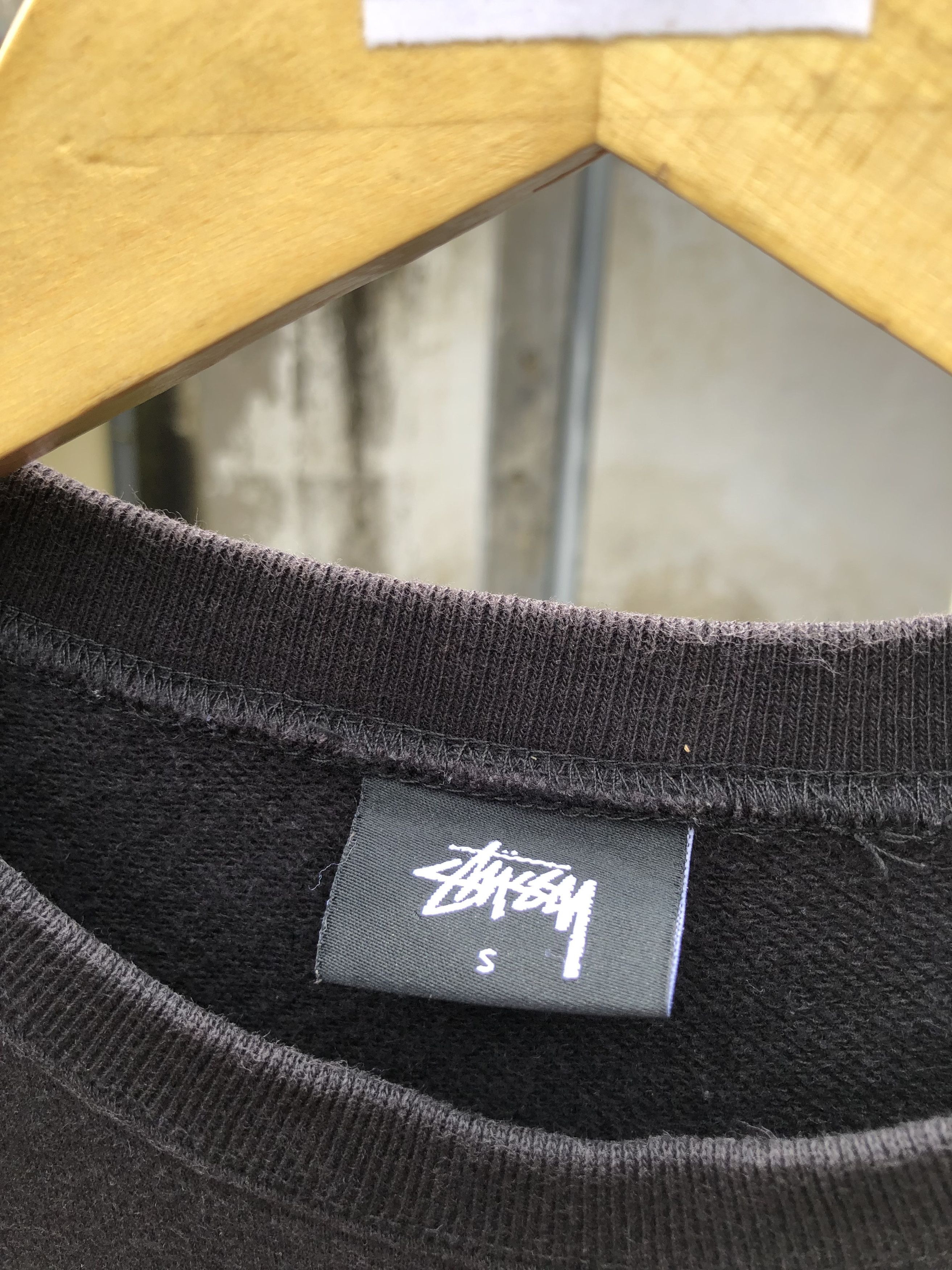 Stussy STUSSY BARS LOGO CREW NECK Size US XS / EU 42 / 0 - 3 Thumbnail