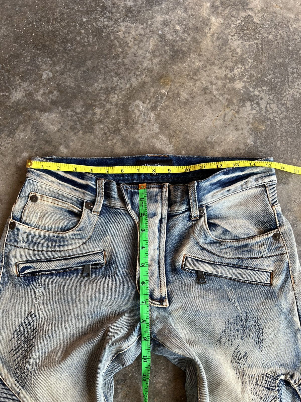 In The Attic × Japanese Brand In the attic Homme Bikers Pants Very Rare Size US 30 / EU 46 - 11 Thumbnail