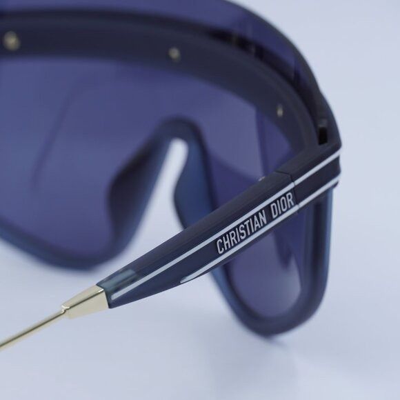 Dior Dior DIORCLUB M2U 31B7 Sunglasses Matte Navy Blue Shield Size ONE SIZE - 11 Thumbnail