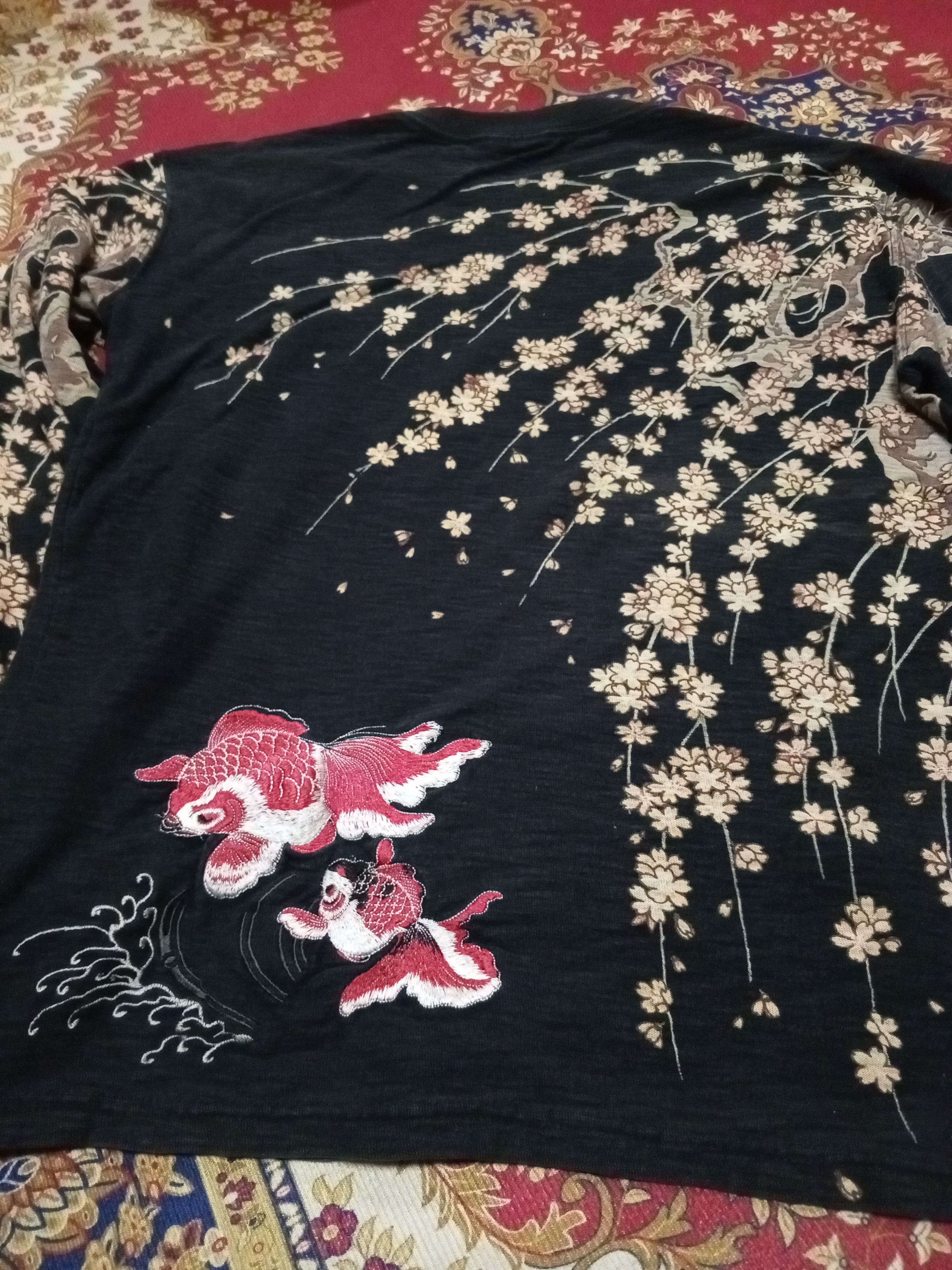 Japanese Brand JAPAN FISH LONG SLEEVE Size US M / EU 48-50 / 2 - 7 Thumbnail