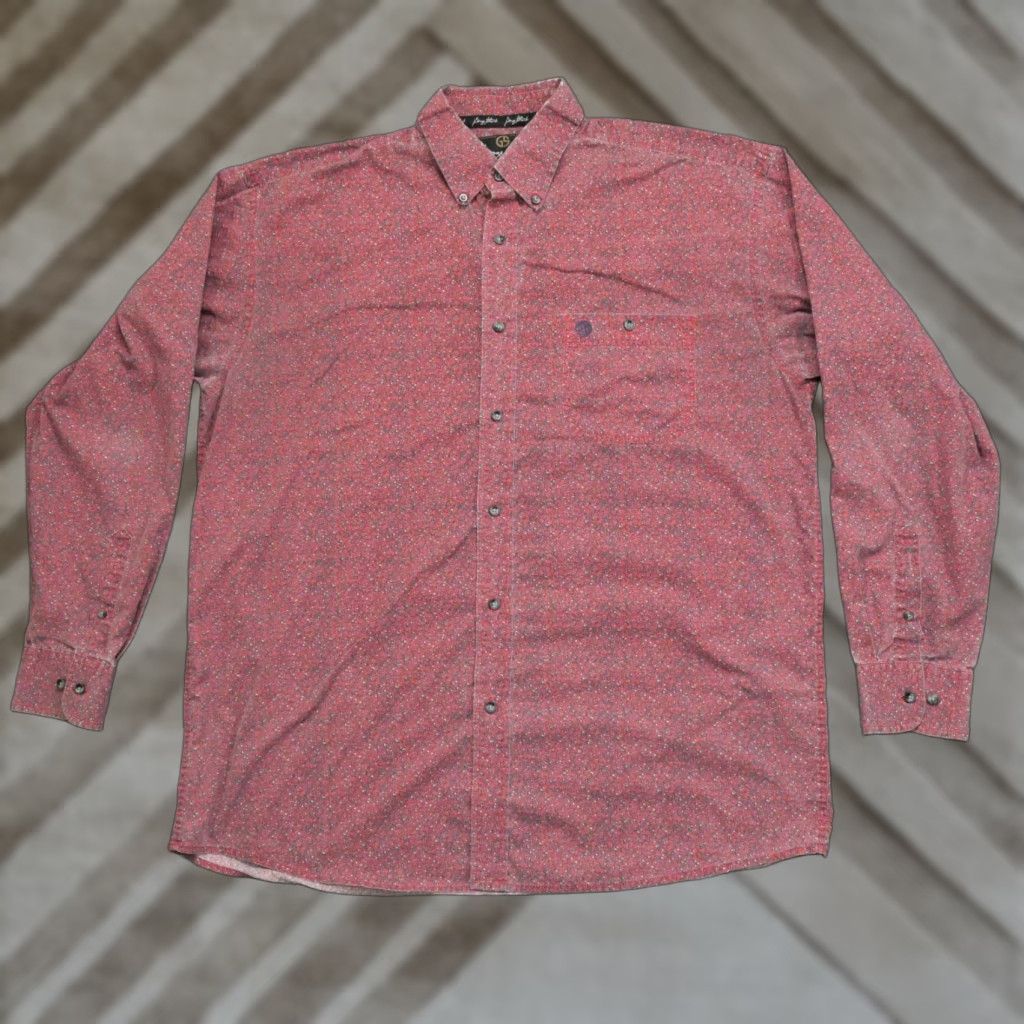 Wrangler VINTAGE Wrangler Shirt Mens 2XL Red Button Up Floral George Strait 90s Country Western Mens Shirt Size US XXL / EU 58 / 5 - 1 Thumbnail