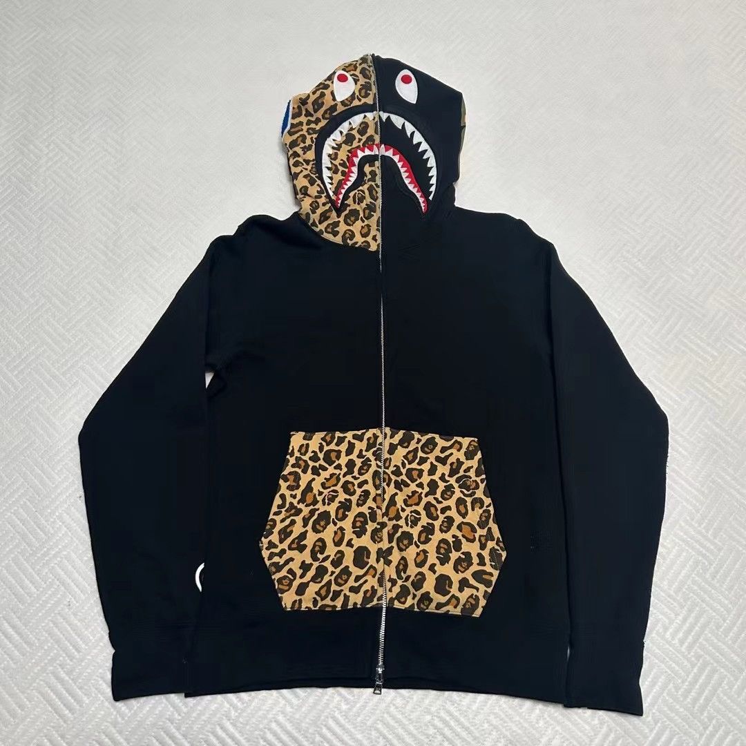 Bape COLOR CAMO SHARK FULL ZIP HOODIE Size US M / EU 48-50 / 2 - 1 Thumbnail