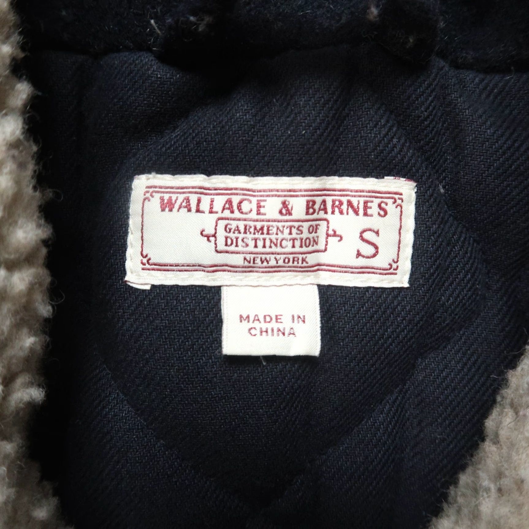 Wallace & Barnes Wallace & Barnes Jacket Mens Small Wool Bomber Zip Quilt Lined Faux Fur J Crew Size US S / EU 44-46 / 1 - 4 Thumbnail