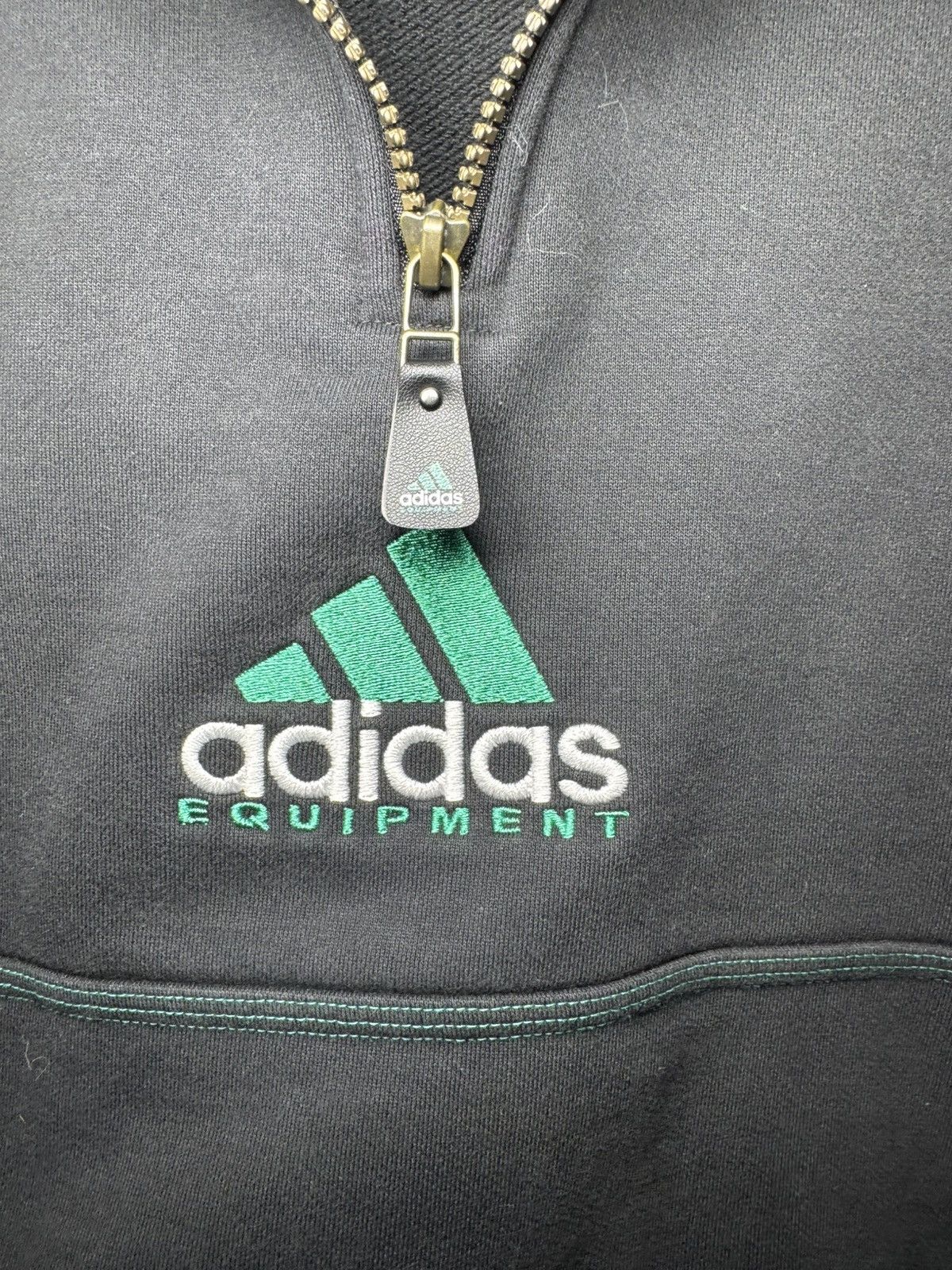 Adidas Vintage Adidas Quarter zip Size US S / EU 44-46 / 1 - 2 Thumbnail