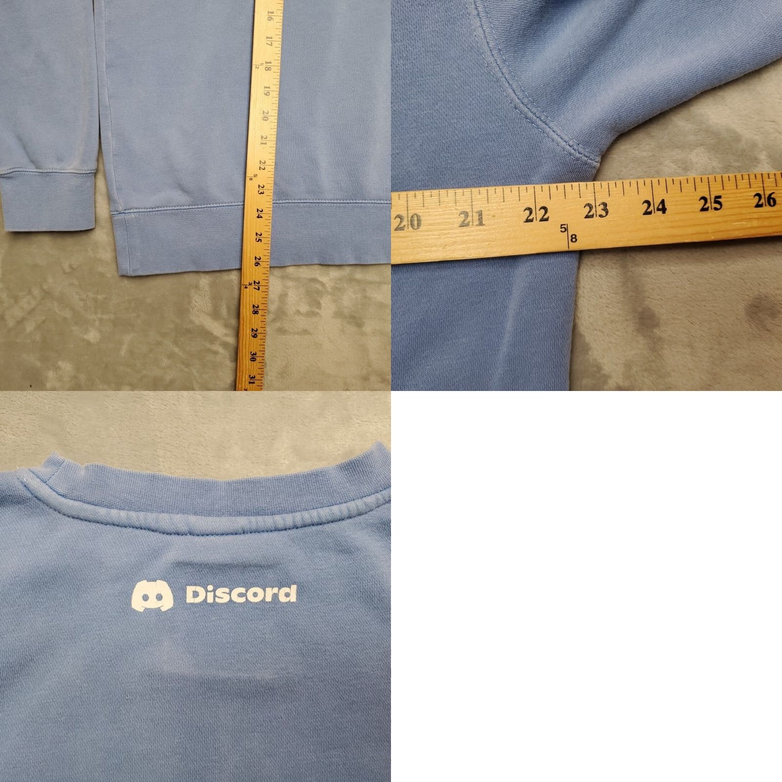 Vintage Discord Sweatshirt Mens Medium Blue Snowsgiving Fleece Pullover Crewneck Sweater Size US M / EU 48-50 / 2 - 8 Thumbnail