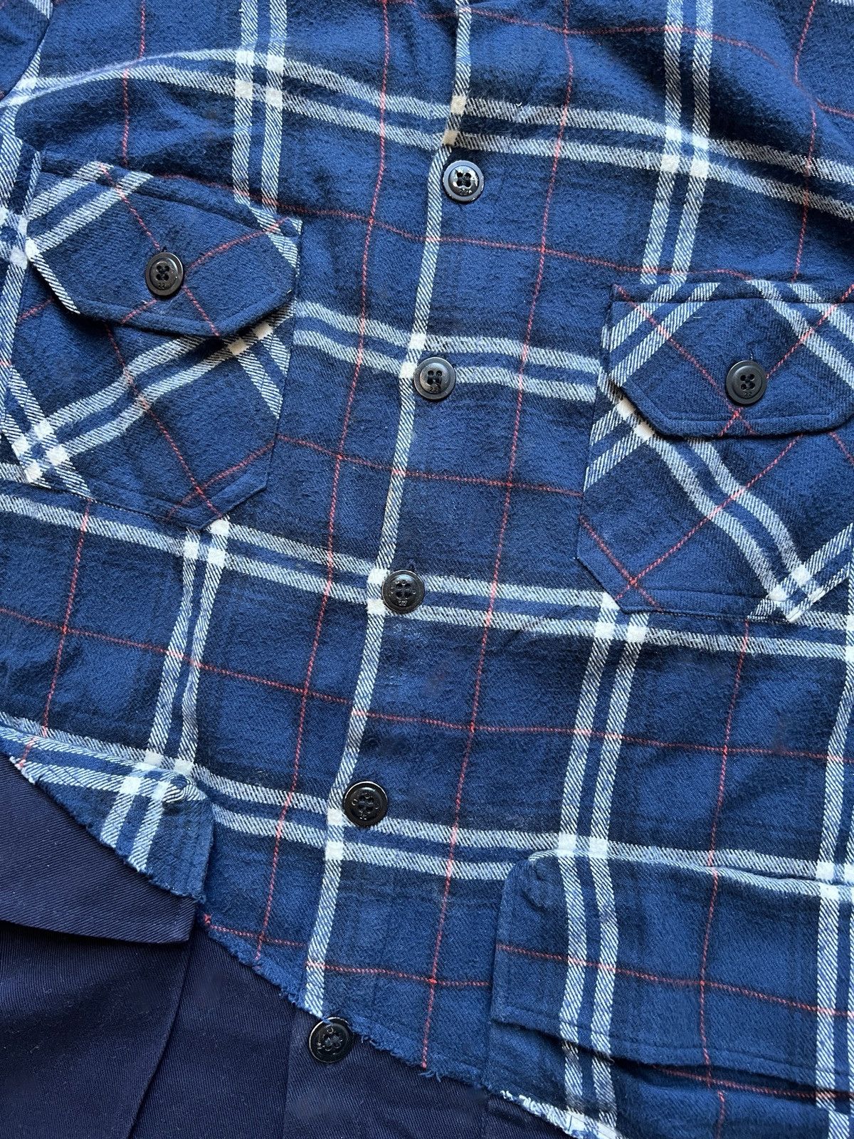 Greg Lauren Greg Lauren Hybrid Flannel Button Down Size US XL / EU 56 / 4 - 4 Thumbnail