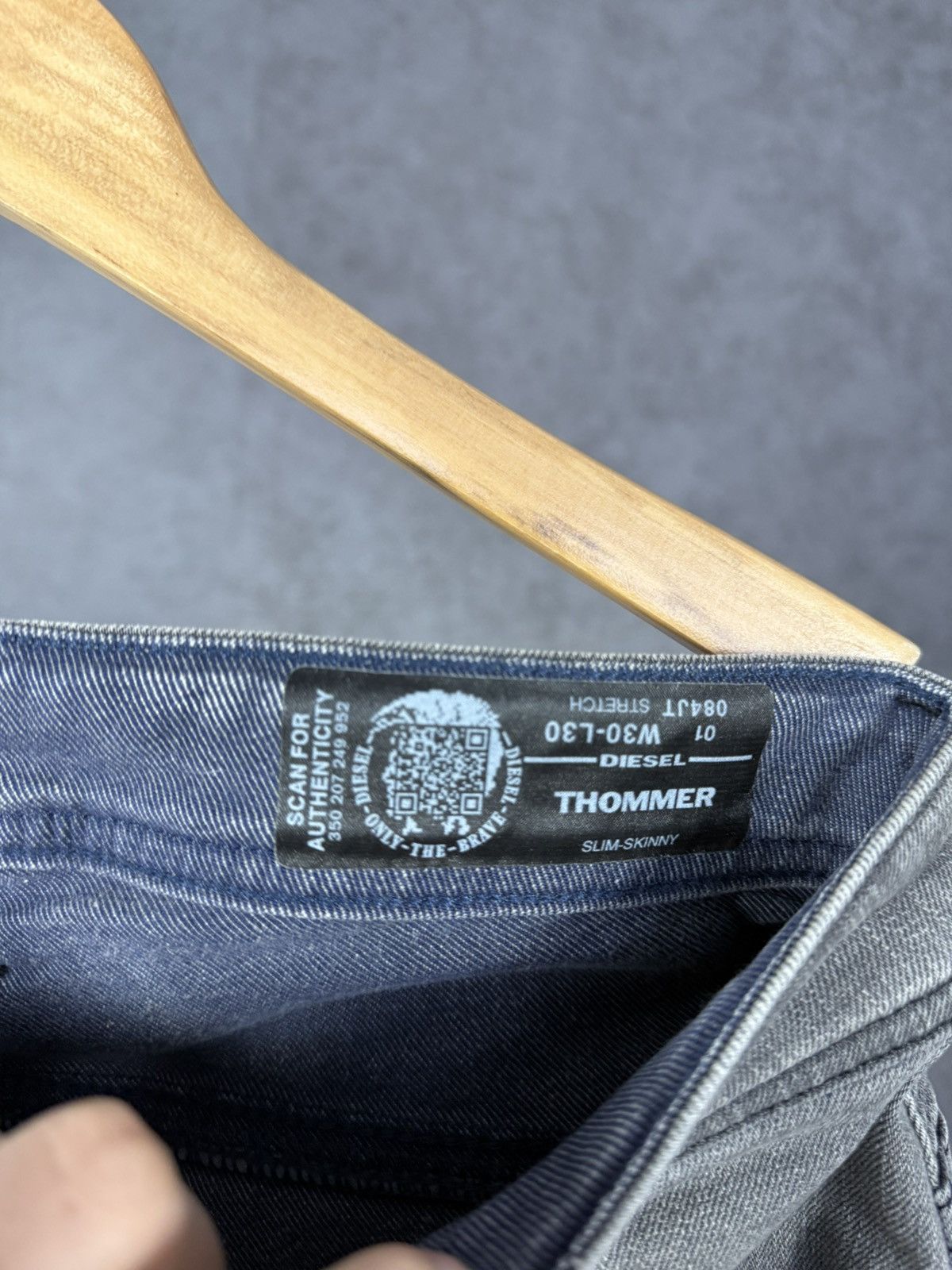 Diesel Diesel Thommer designer distressed denim jeans Size US 30 / EU 46 - 6 Thumbnail