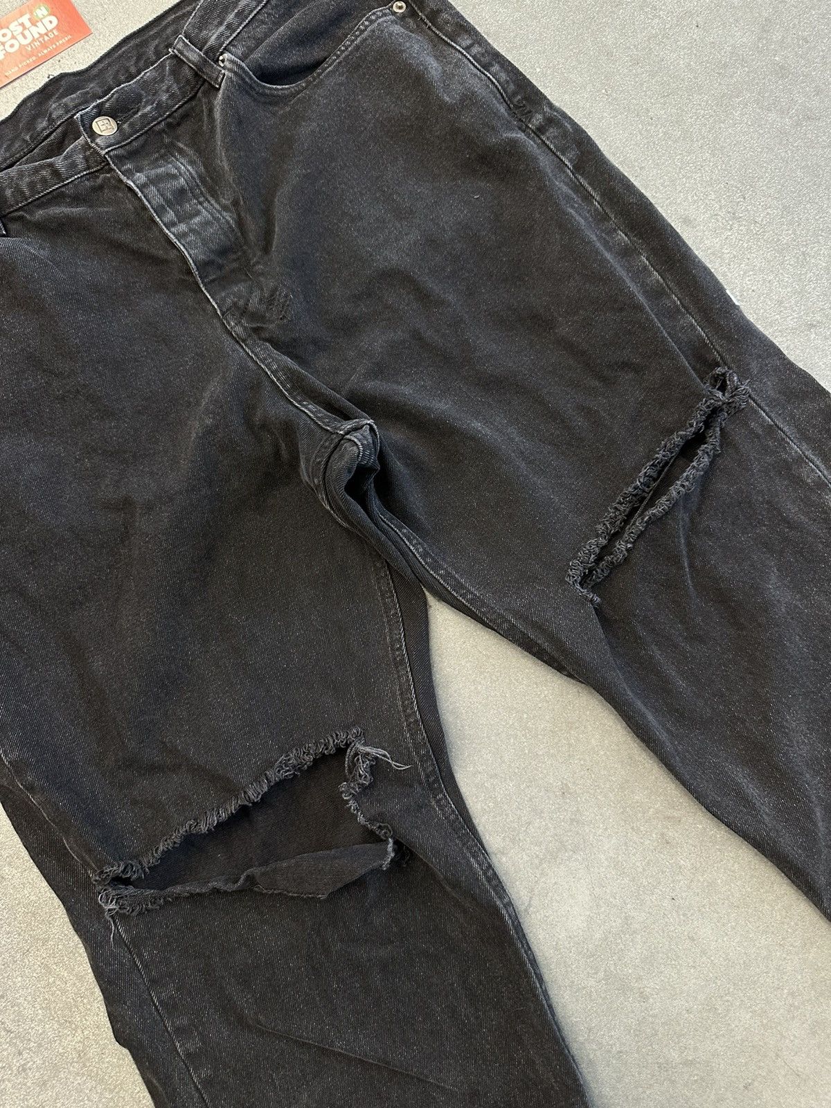 Ksubi Ksubi Anti K Noir Distressed Denim Pants Size US 38 / EU 54 - 5 Thumbnail