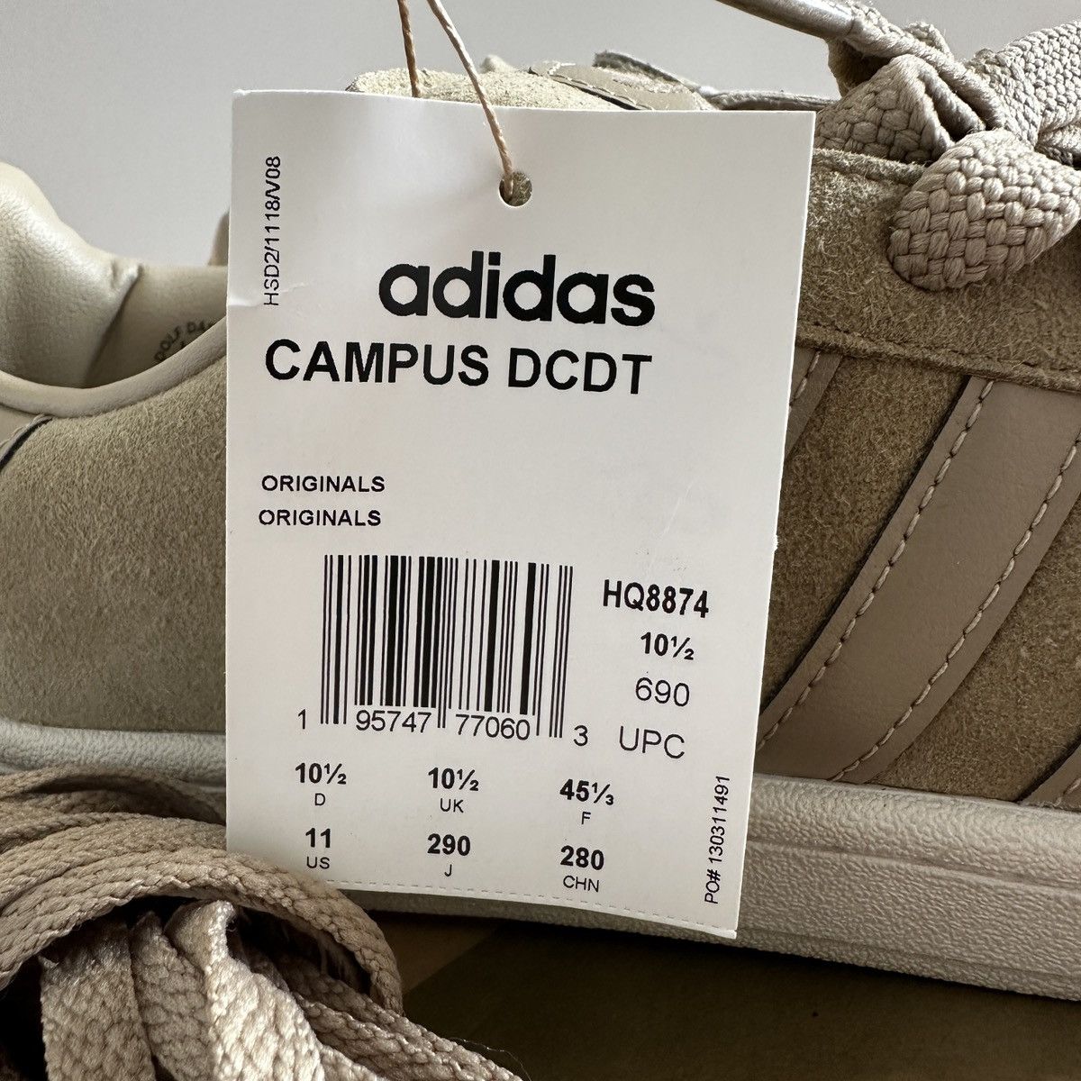 Adidas Adidas campus dcdt hemp Size US 11 / EU 44 - 2 Thumbnail