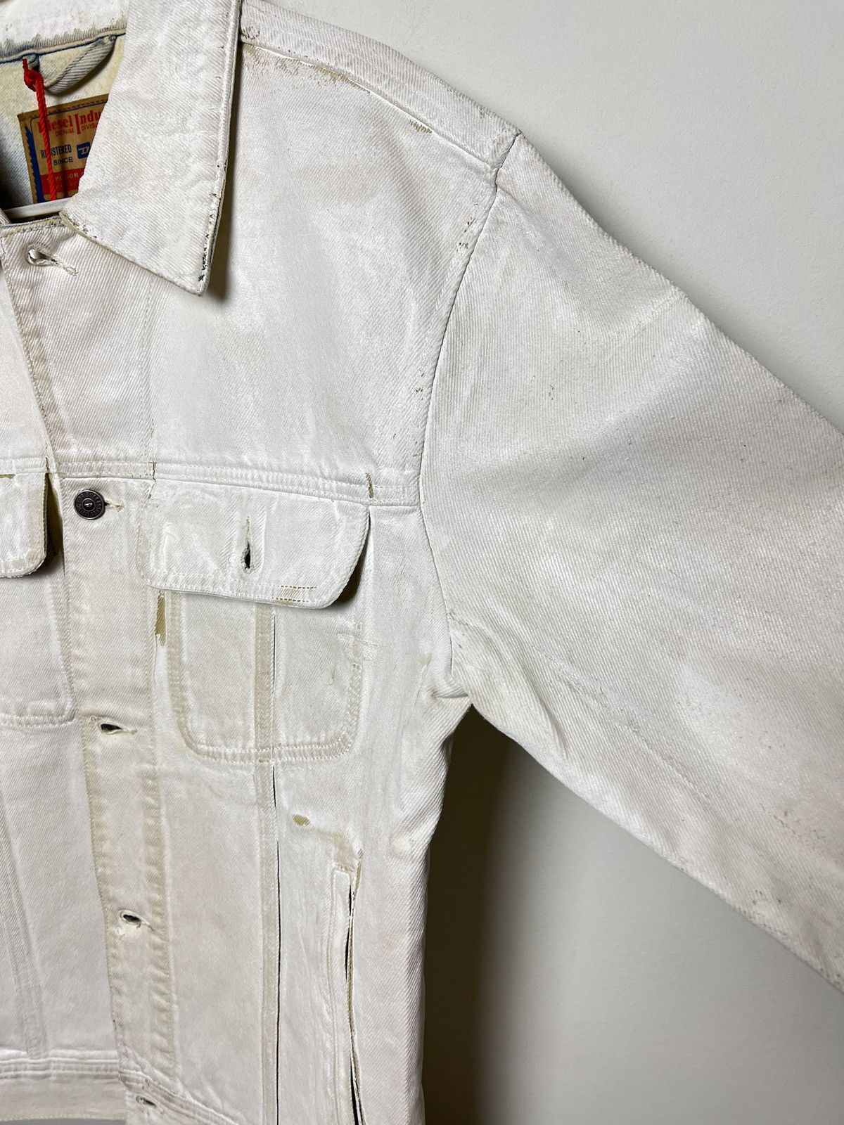 Diesel diesel painted denim trucker jacket maison martin margiela Size US M / EU 48-50 / 2 - 16 Thumbnail