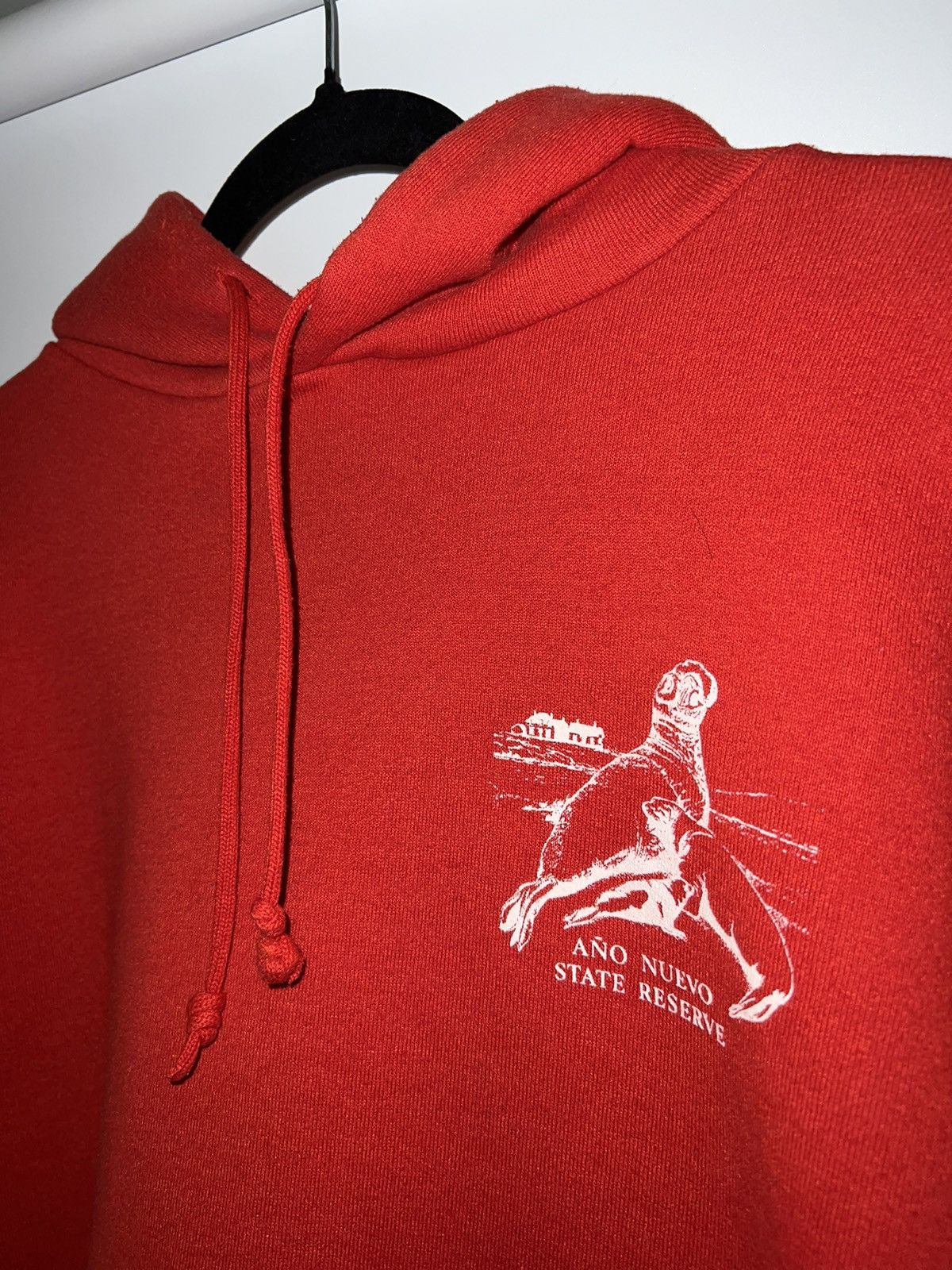 Russell Athletic × Vintage Vintage Russell Athletic Red Hoodie Sweatshirt Size US XL / EU 56 / 4 - 3 Thumbnail