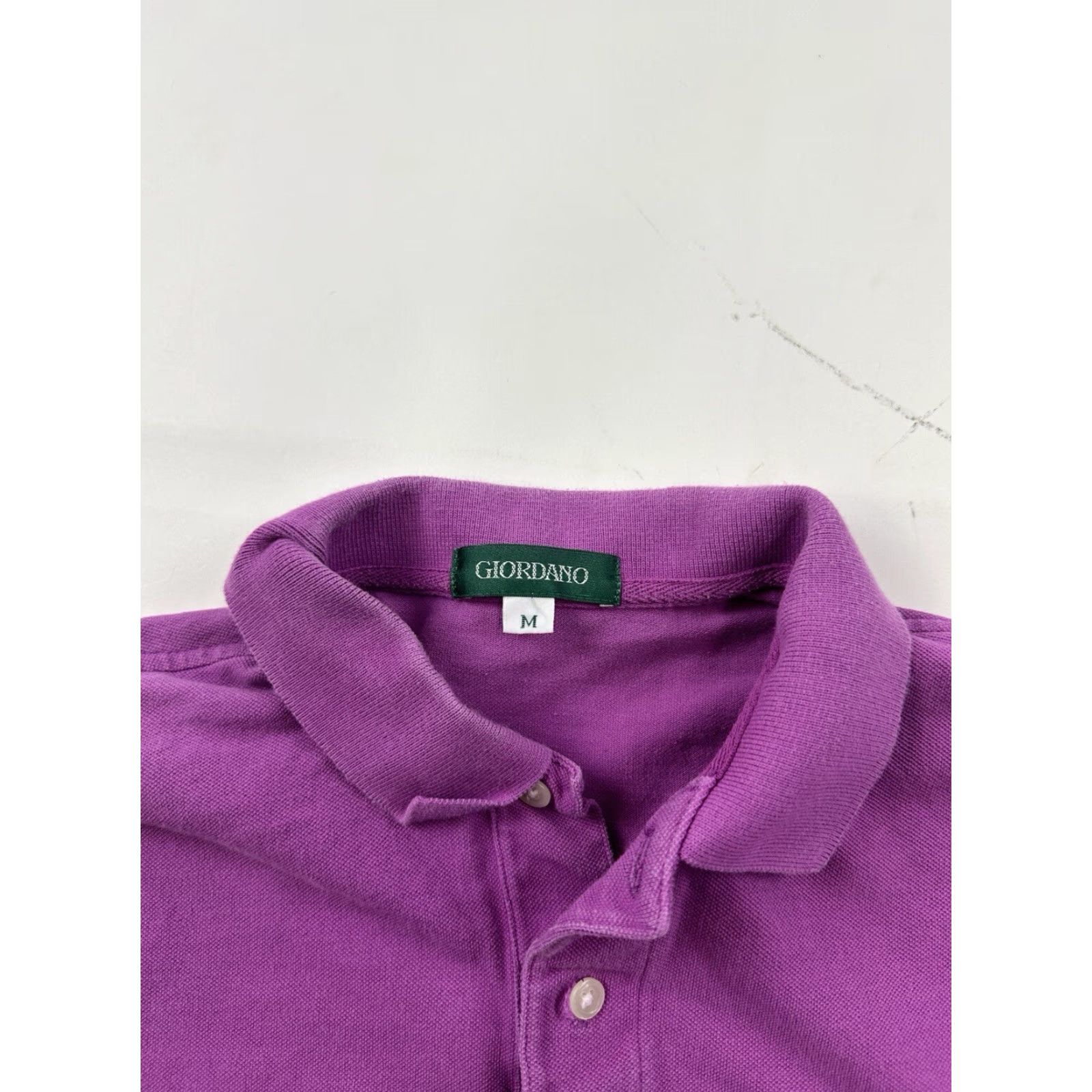 Vintage VINTAGE Giordano Shirt Womens Medium Purple Polo Long Sleeve Collared Ladies Size M / US 6-8 / IT 42-44 - 3 Thumbnail