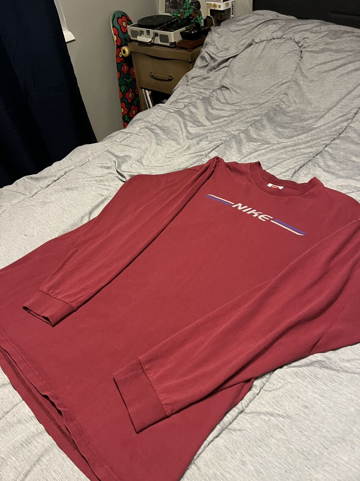 Nike × Vintage Vintage Nike logo long sleeve Size US XL / EU 56 / 4 - 5 Thumbnail