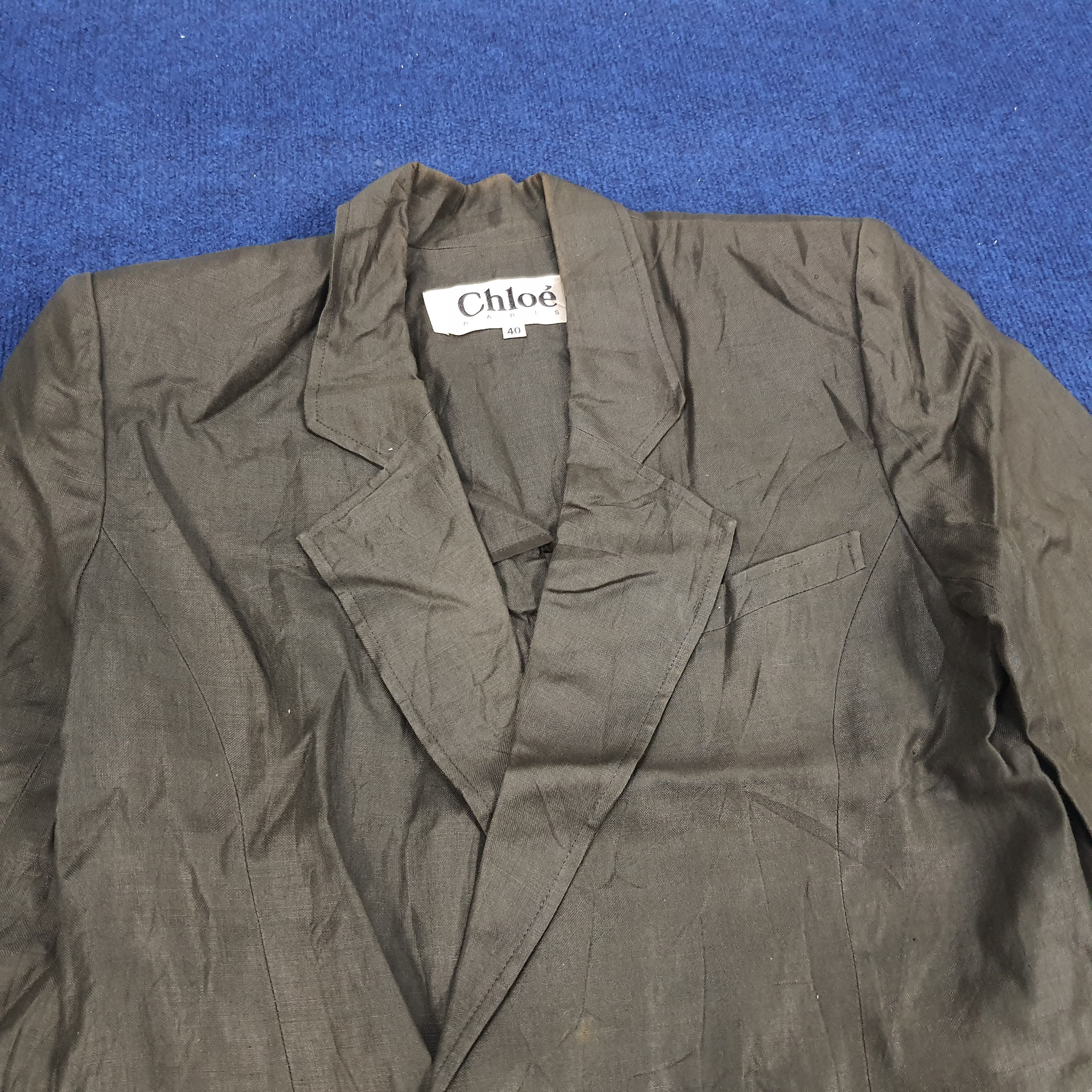 Designer × Vintage Vintage Chloe Paris Designer Formal Blazers Size US XS / EU 42 / 0 - 2 Thumbnail
