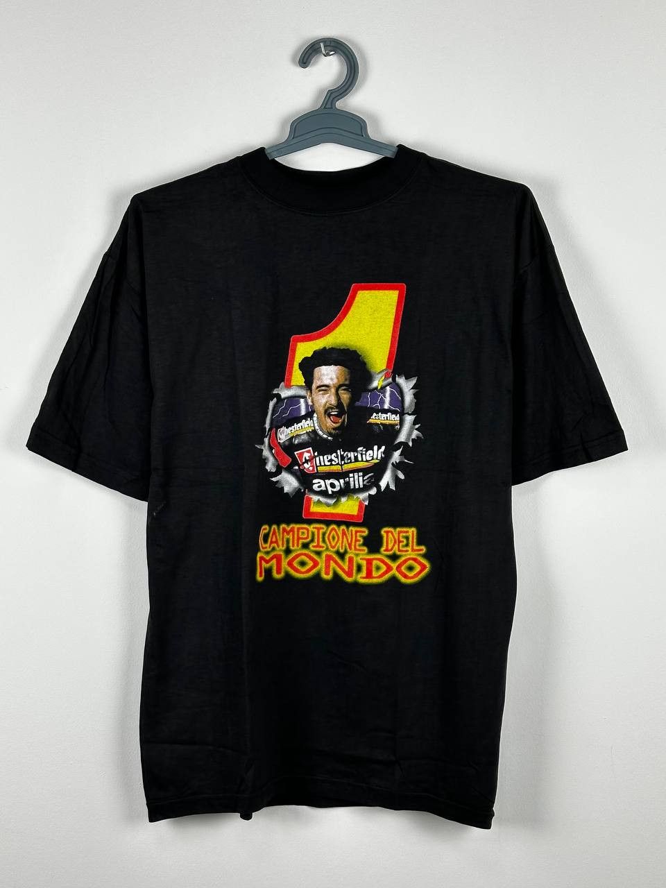 Formula 1 × Vintage VERY RARE MAX BIAGGI WORLD CHAMPION T-SHIRT '94 '95 Size US L / EU 52-54 / 3 - 1 Thumbnail