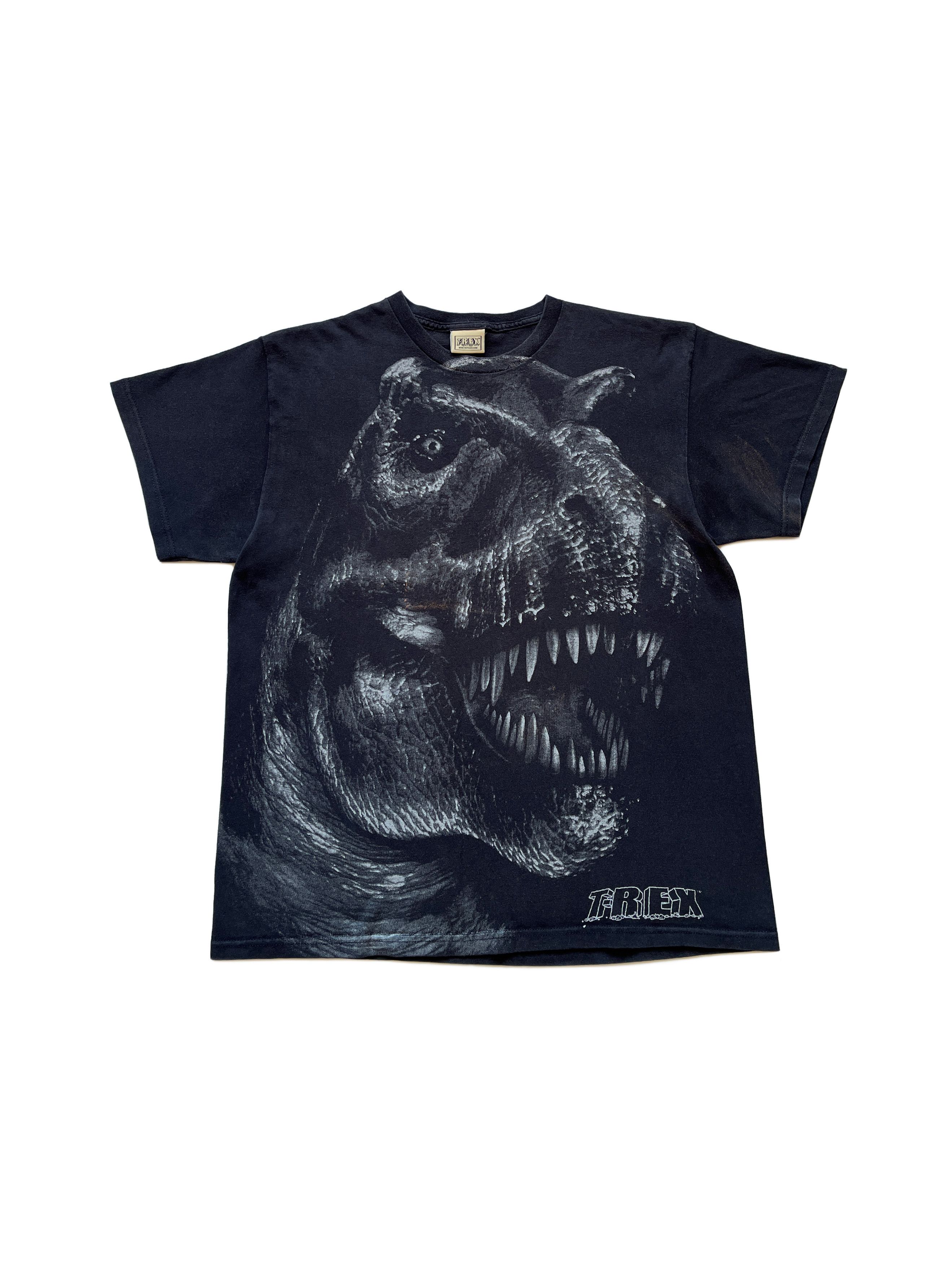Vintage Vintage T-Rex All Over Graphic Print T-Shirt Size US L / EU 52-54 / 3 - 1 Thumbnail