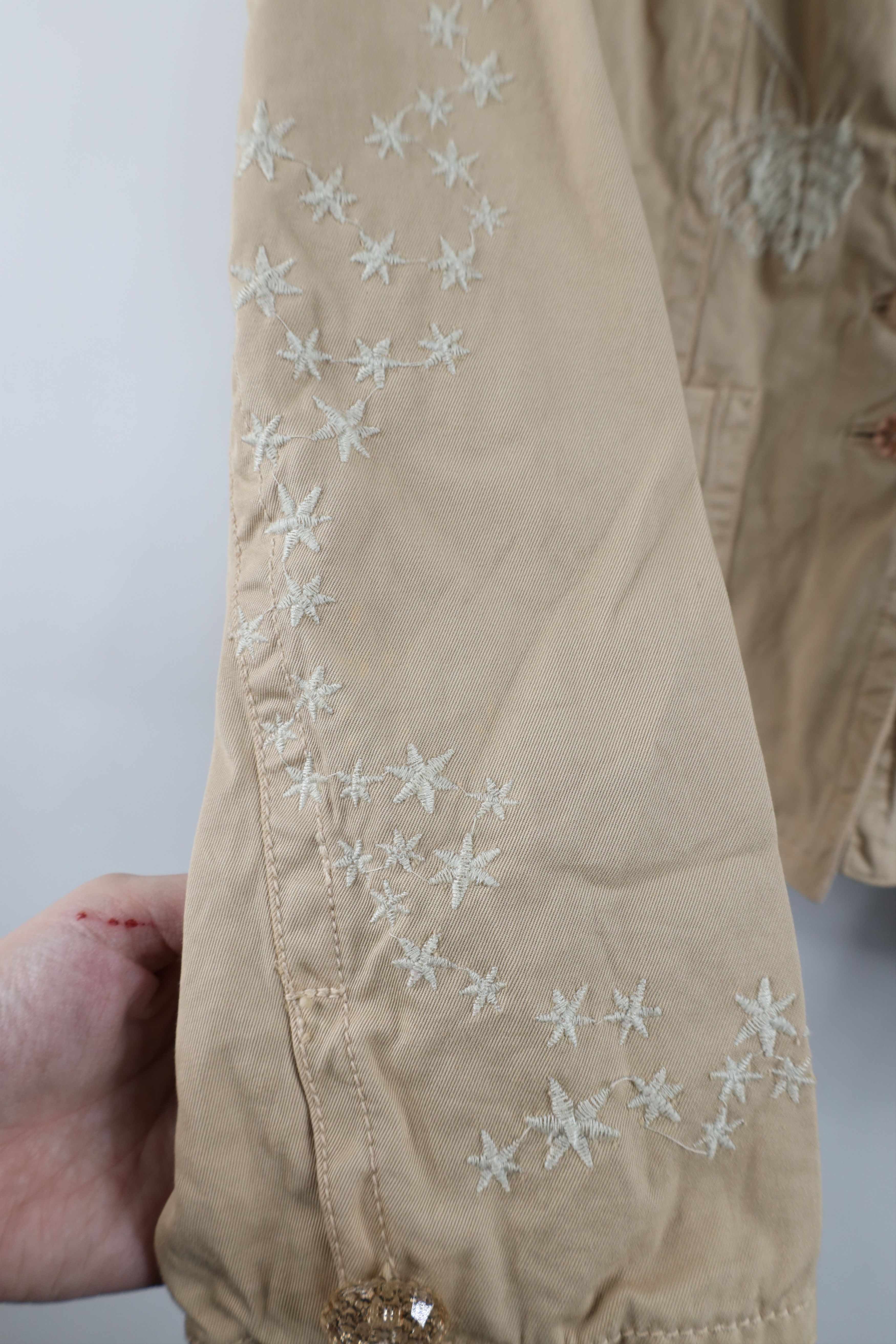 Johnny Was × Vintage Johnny Was Los Angeles Flower Blazer Jacket Beige Size M / US 6-8 / IT 42-44 - 7 Thumbnail