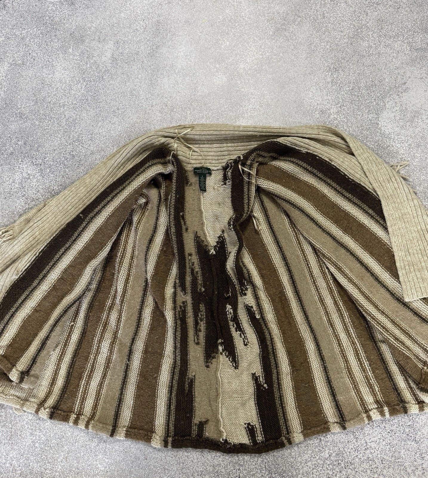 Lauren Ralph Lauren Lauren Ralph Lauren Aztec Wool Poncho Cardigan Women’s Size S / US 4 / IT 40 - 5 Thumbnail