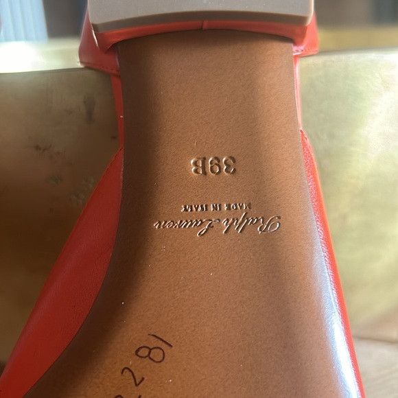 Ralph Lauren Purple Label RALPH LAUREN purple label orange leather ballerina flats 39 Size US 9 / IT 39 - 8 Thumbnail