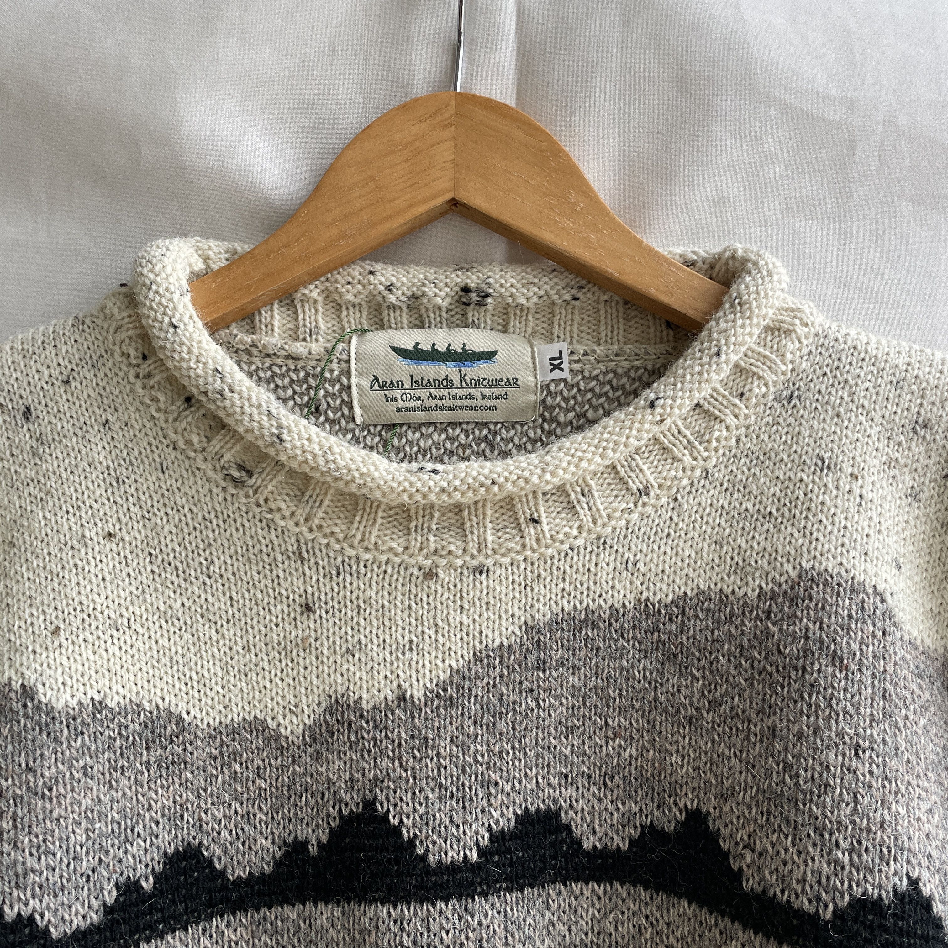 Aran Isles Knitwear Aran Islands Knitwear Sheep Cable Knit Traditional Sweater Size US XL / EU 56 / 4 - 5 Thumbnail