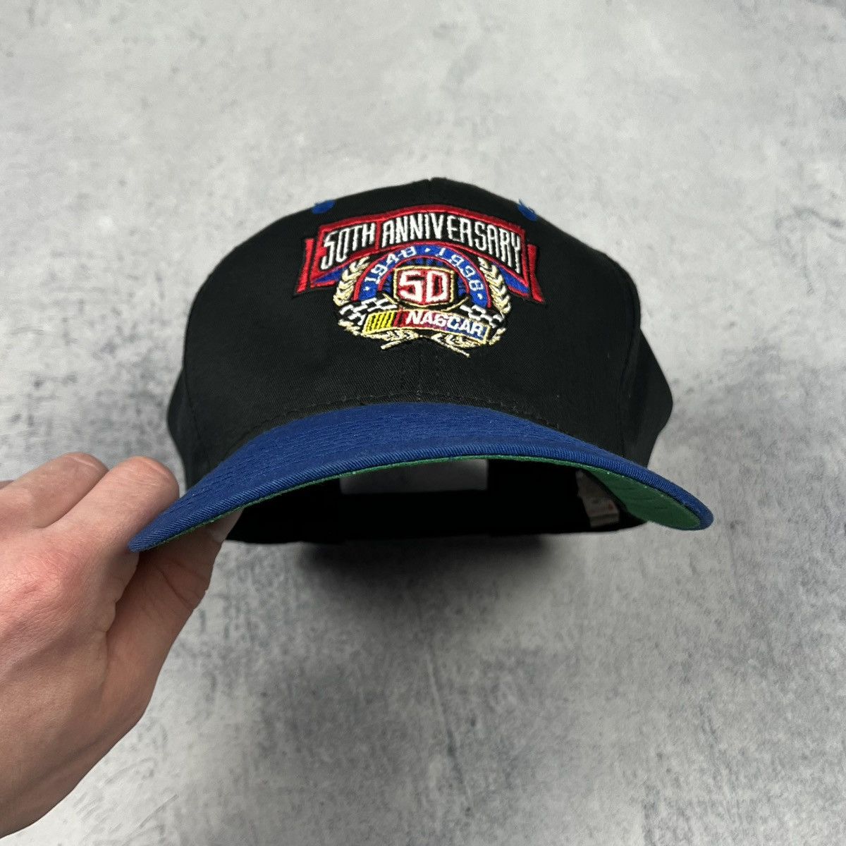 NASCAR Vintage Nascar 50th anniversary Racing cap 1998 Size ONE SIZE - 8 Thumbnail