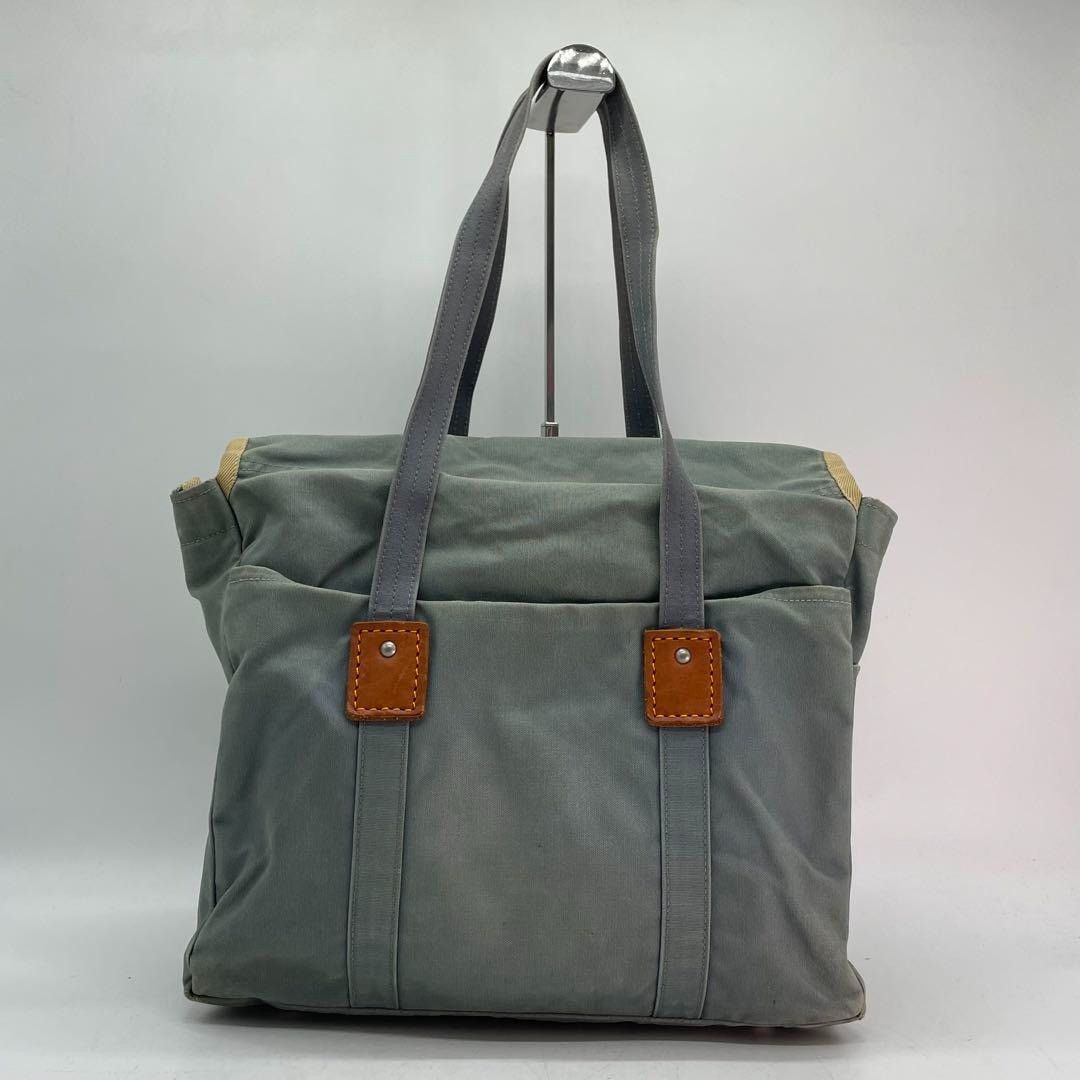 Ichizawa Shinzaburo Hanpu Shinzaburo Ichizawa Canvas Tote Bag Blue Gray Size ONE SIZE - 2 Thumbnail